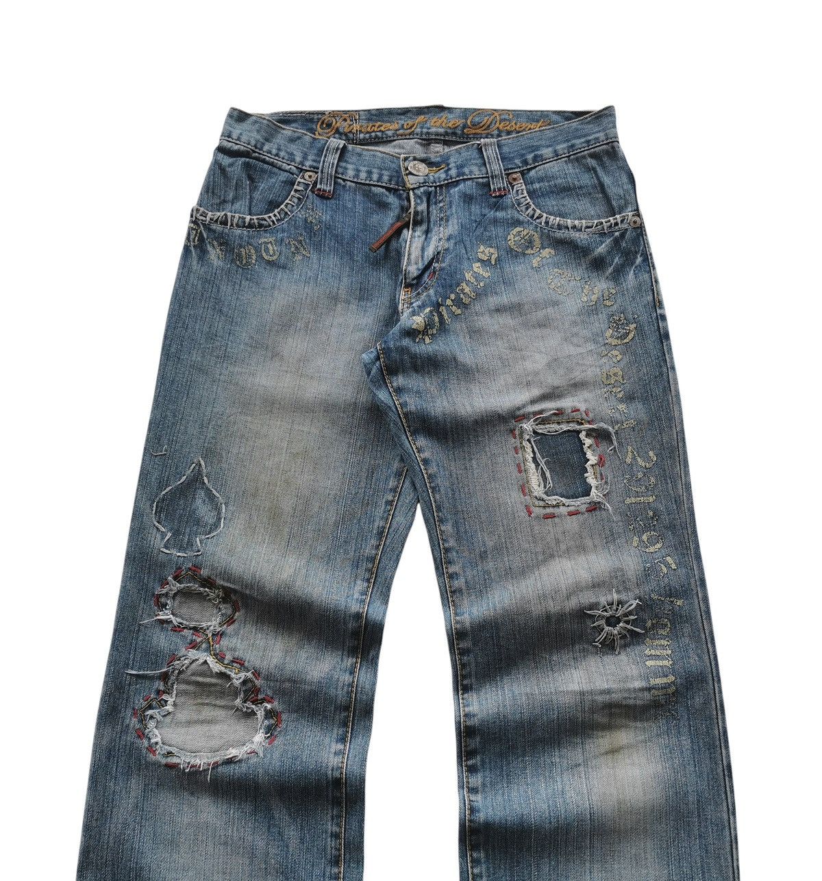 291295=Homme 291295 HOMME Patchwork Jeans Pirates of the Desert Size US 31 - 2 Thumbnail