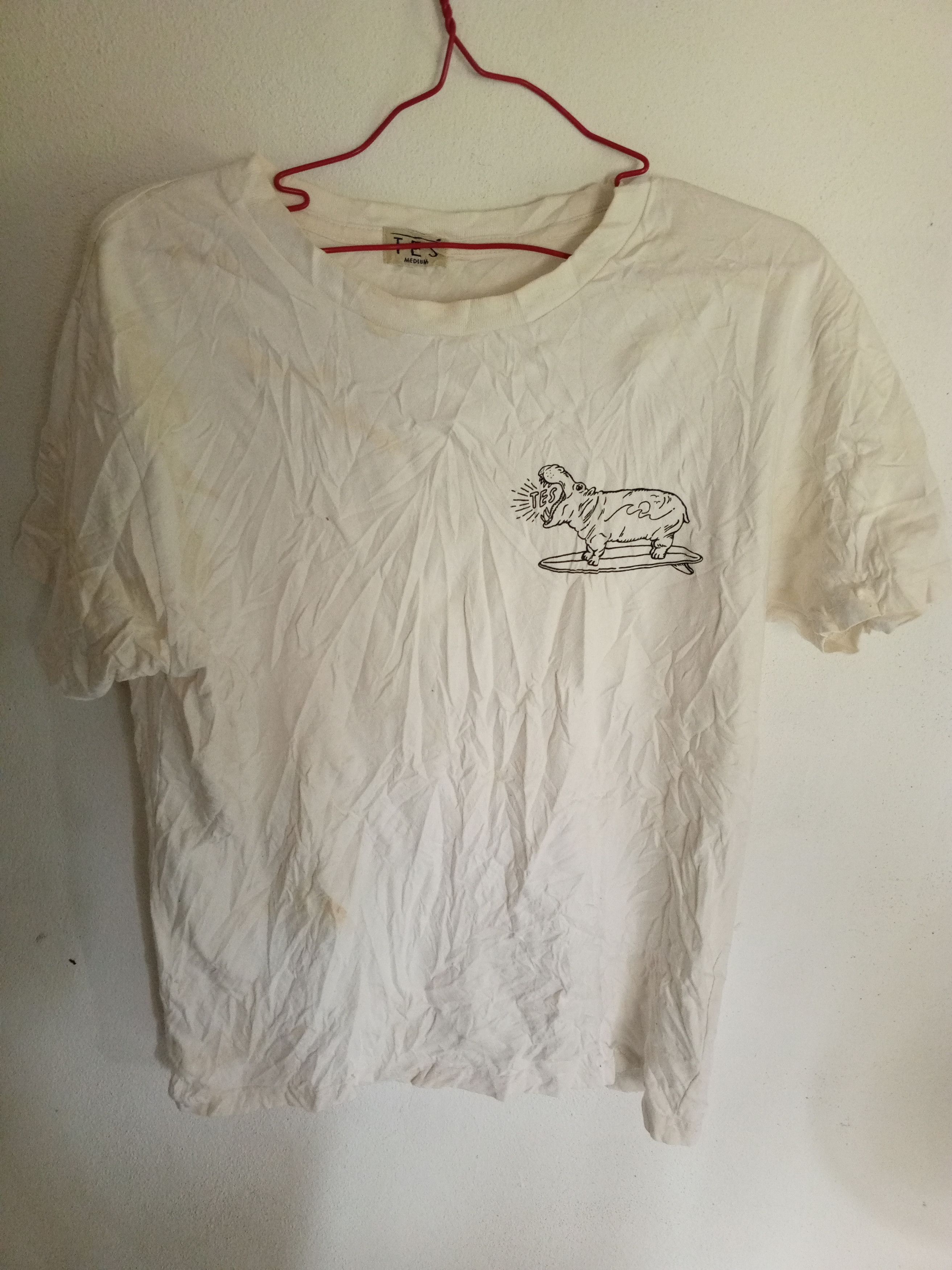 Designer × Japanese Brand TES WHITE TEE JAPAN Size US L / EU 52-54 / 3 - 1 Thumbnail