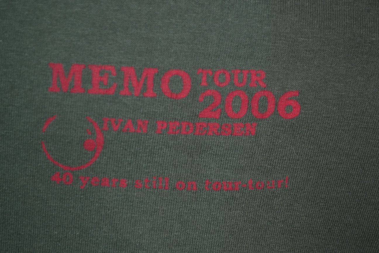 Band Tees × Vintage Vintage 2006 Ivan Pedersen MEMO TOUR rare CREW tee L Size US L / EU 52-54 / 3 - 5 Thumbnail
