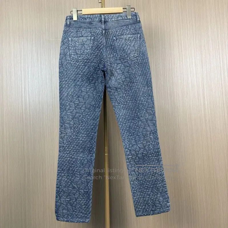 Chanel Chanel Gray Cotton Women's Denim Pants . Size 27" / US 4 / IT 40 - 2 Thumbnail