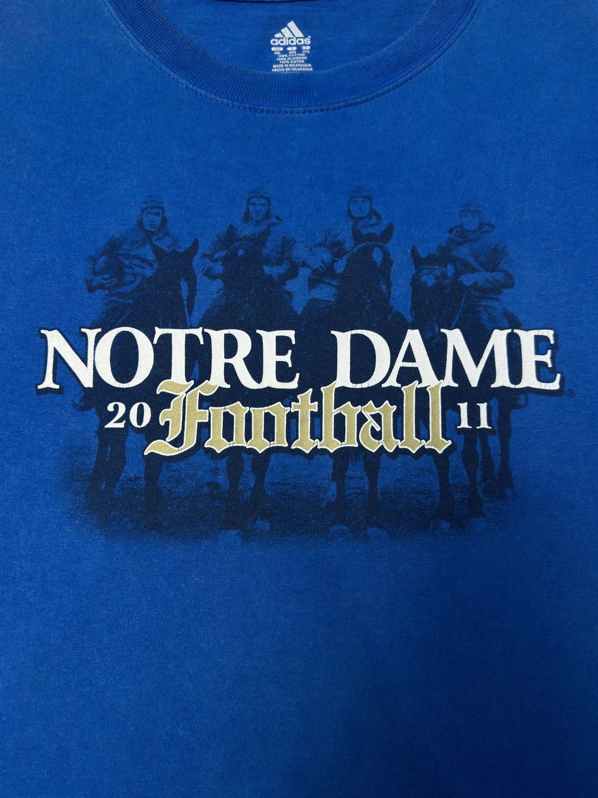 Adidas Adidas Notre Dame Football 2011 Size US XXL / EU 58 / 5 - 5 Thumbnail