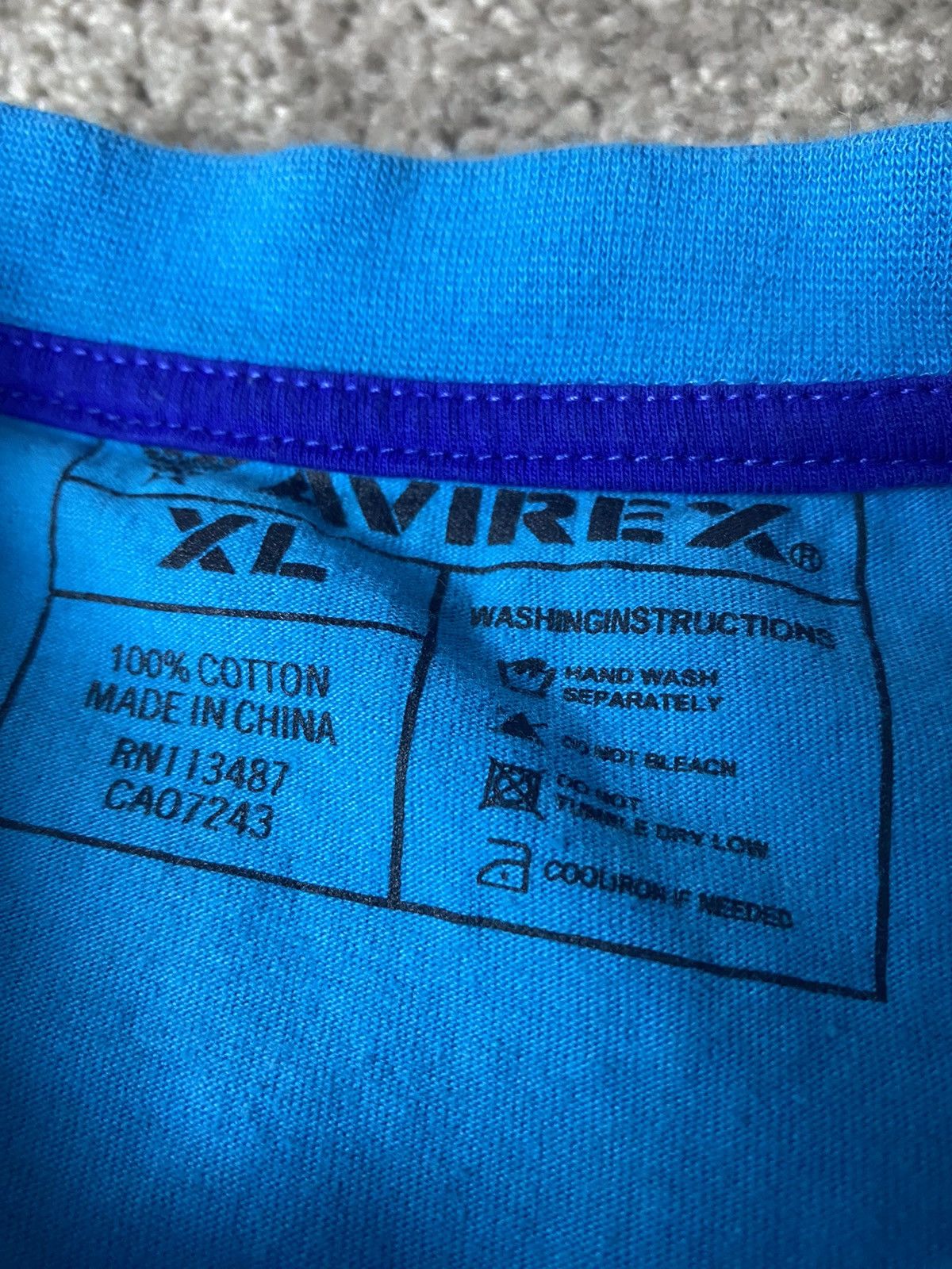 Avirex × Vintage Vintage Y2K Avirex Tee Shirt Size US XL / EU 56 / 4 - 6 Thumbnail