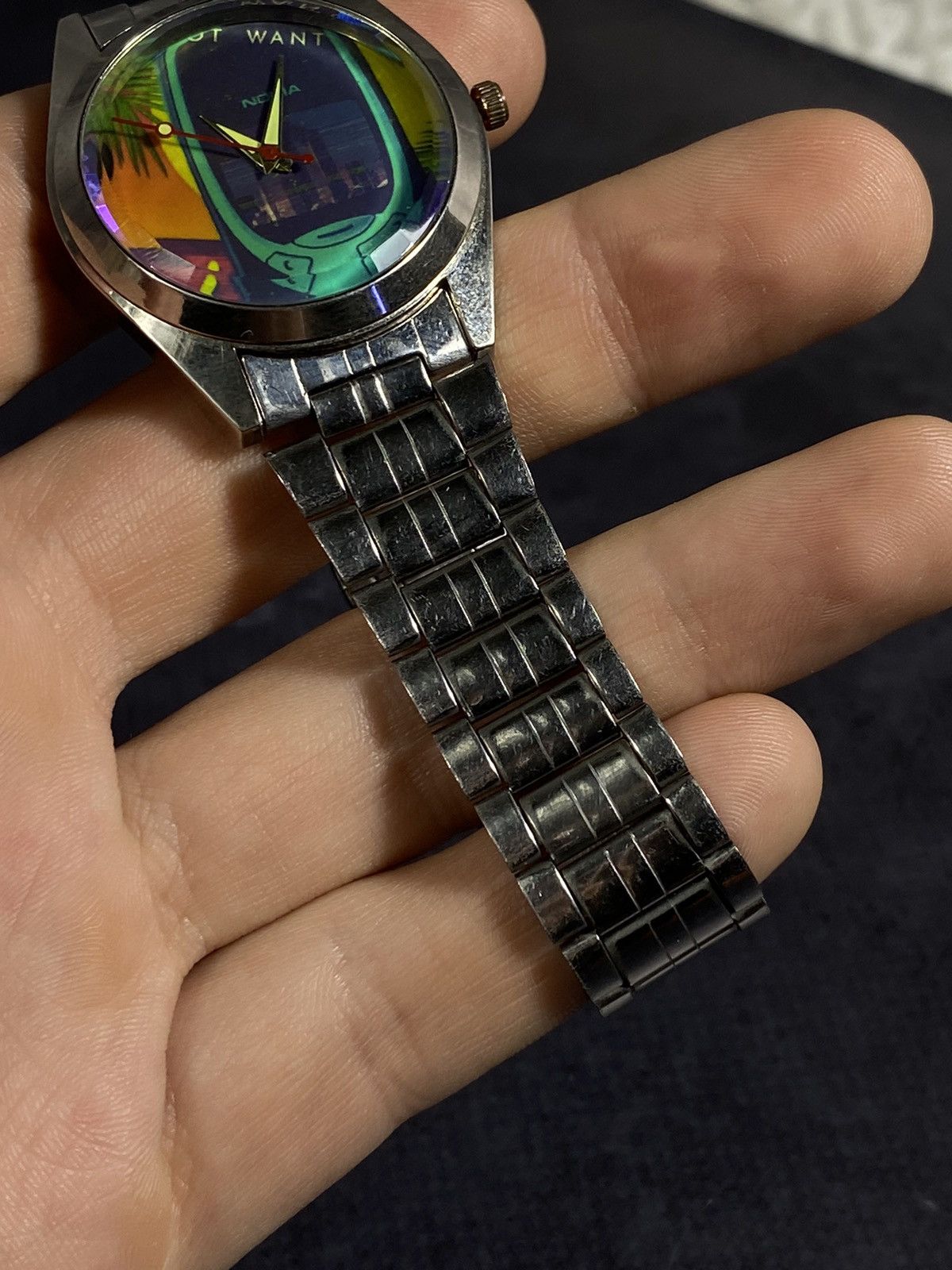 Japanese Brand Vintage Futuristic Quartz Watch with New Strap Size ONE SIZE - 14 Thumbnail