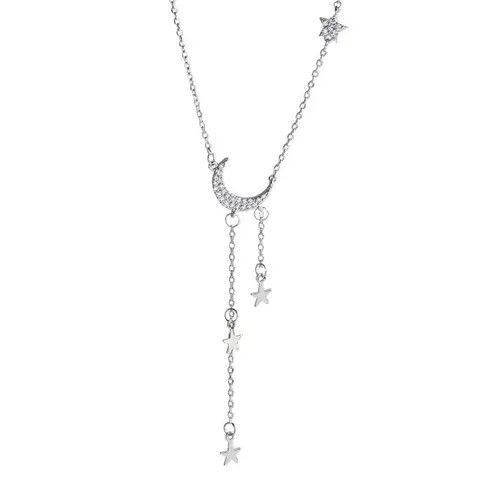 VIBE Moon and Stars Pendant Necklace for Women Size ONE SIZE - 4 Thumbnail
