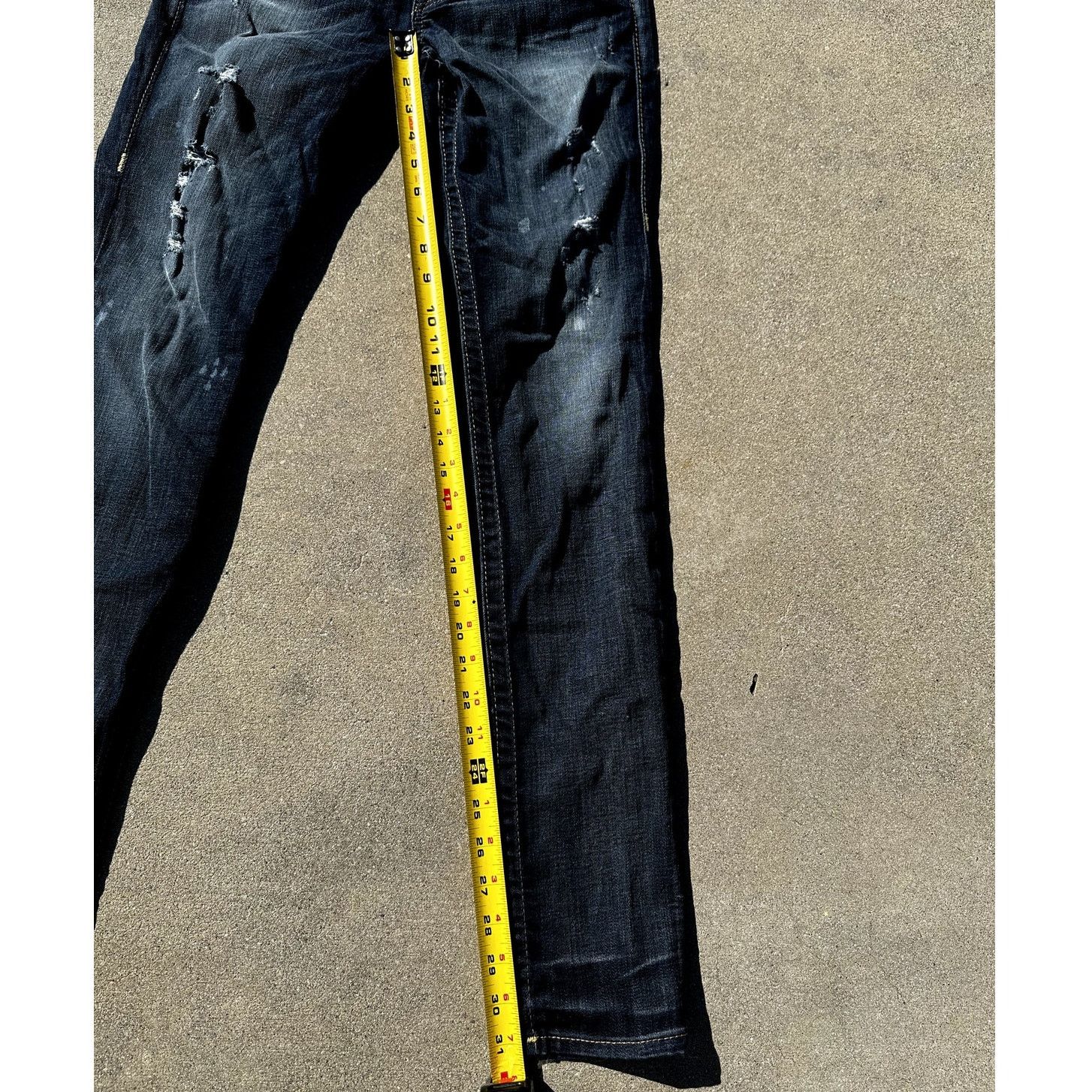 True Religion True Religion Women’s Jeans World Tour Low Distressed Size 26" / US 2 / IT 38 - 9 Thumbnail