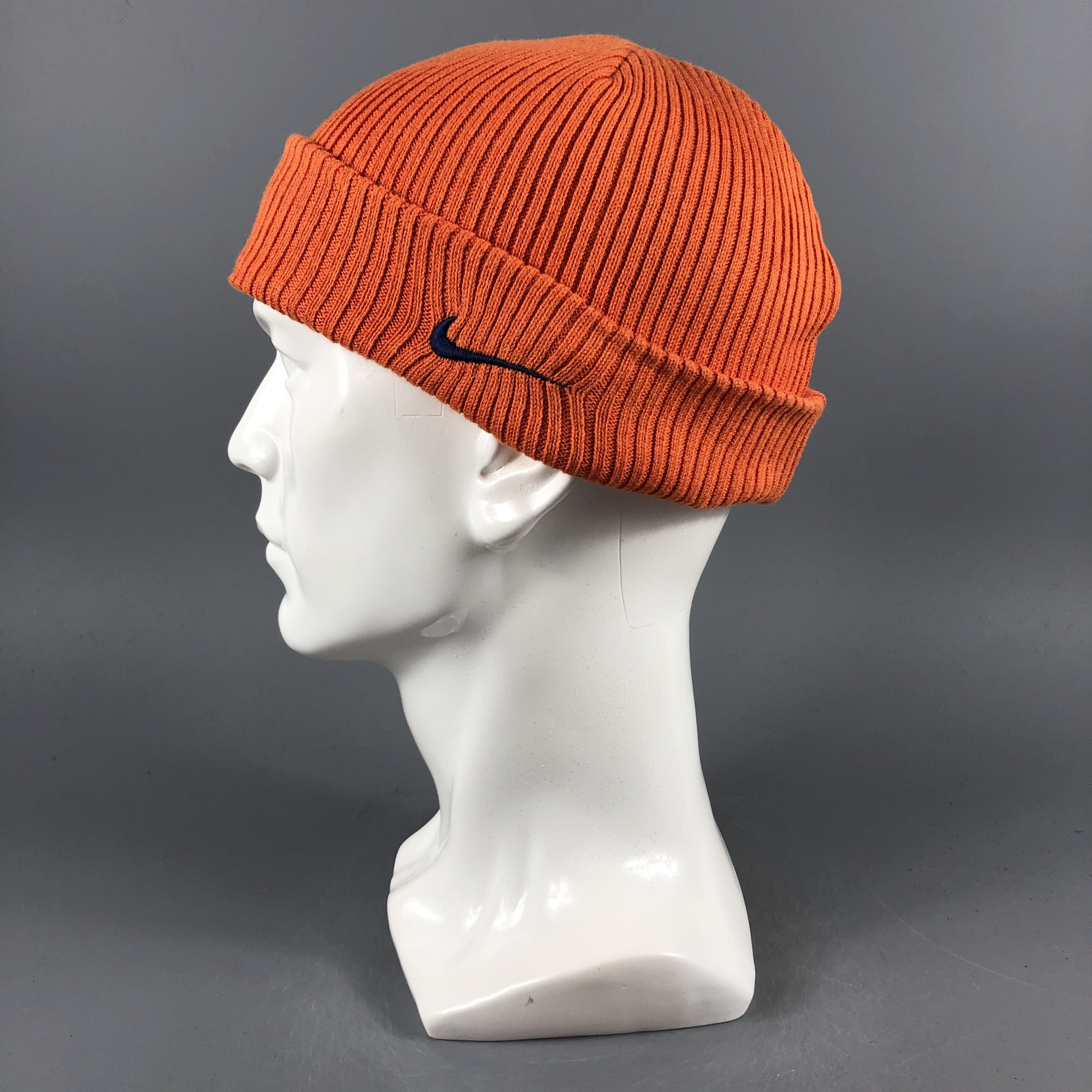 Nike × Vintage Nike Spellout Beanie Snow Hat Snow Cap -D1166 Size ONE SIZE - 1 Thumbnail
