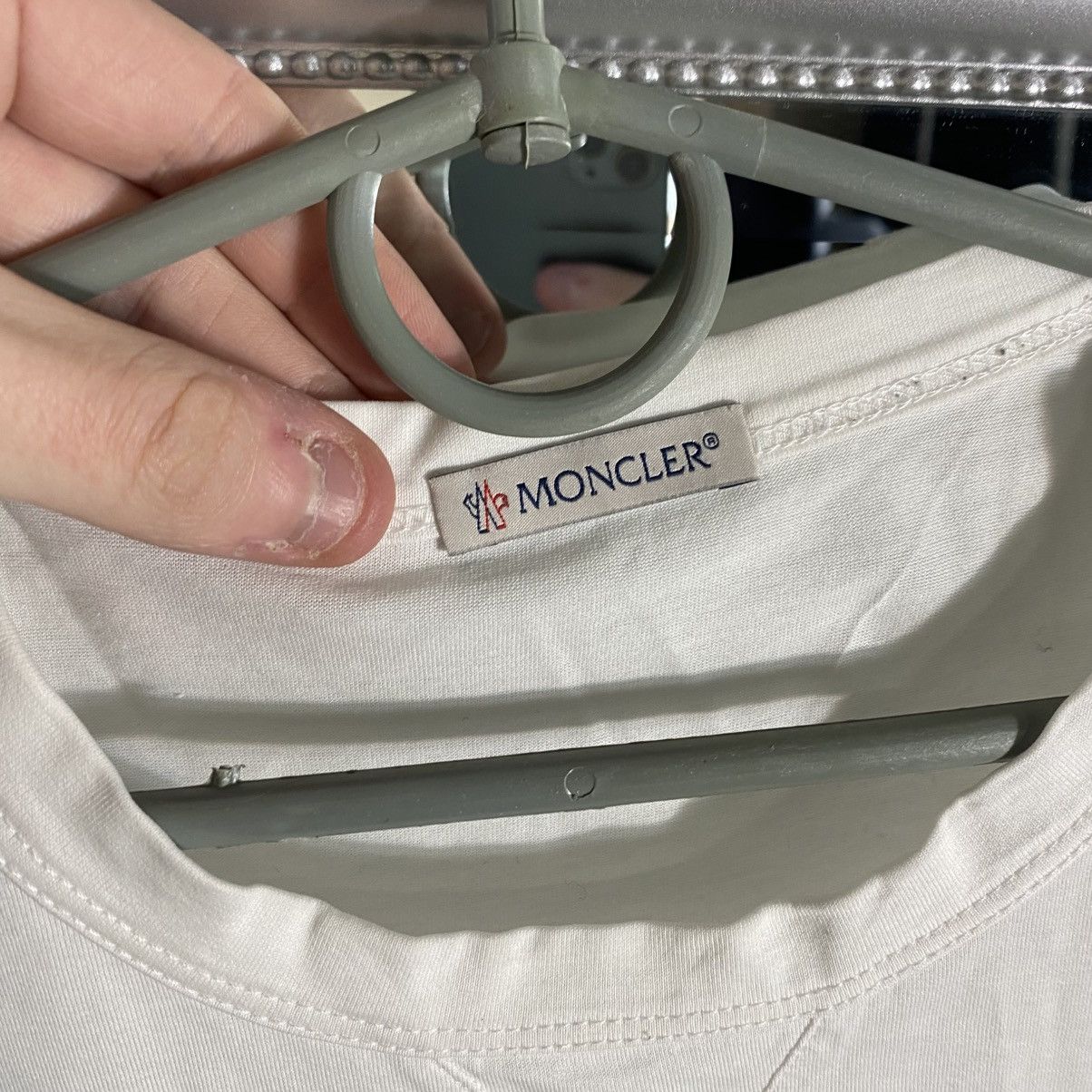 Moncler Moncler T-Shirt Double Logo Size US M / EU 48-50 / 2 - 5 Thumbnail