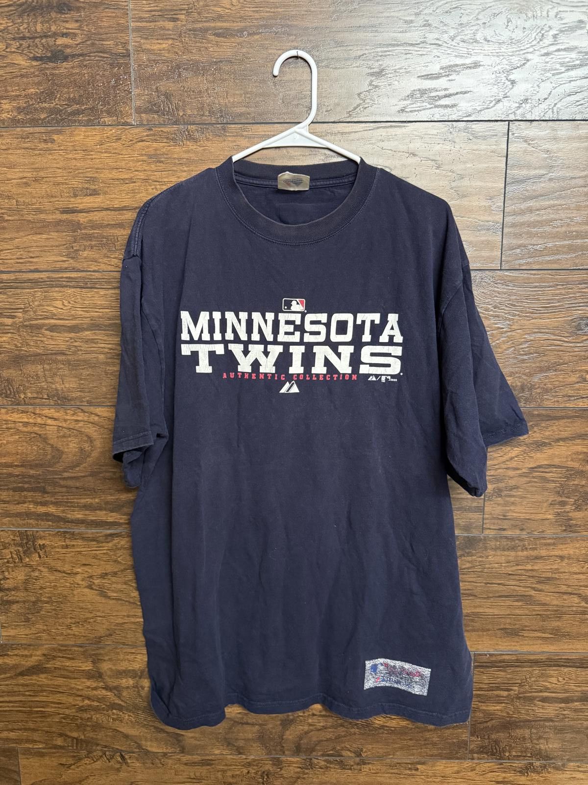 Majestic VTG Minnesota Twins Baseball T-shirt - Majestic Tee L Size US L / EU 52-54 / 3 - 1 Thumbnail