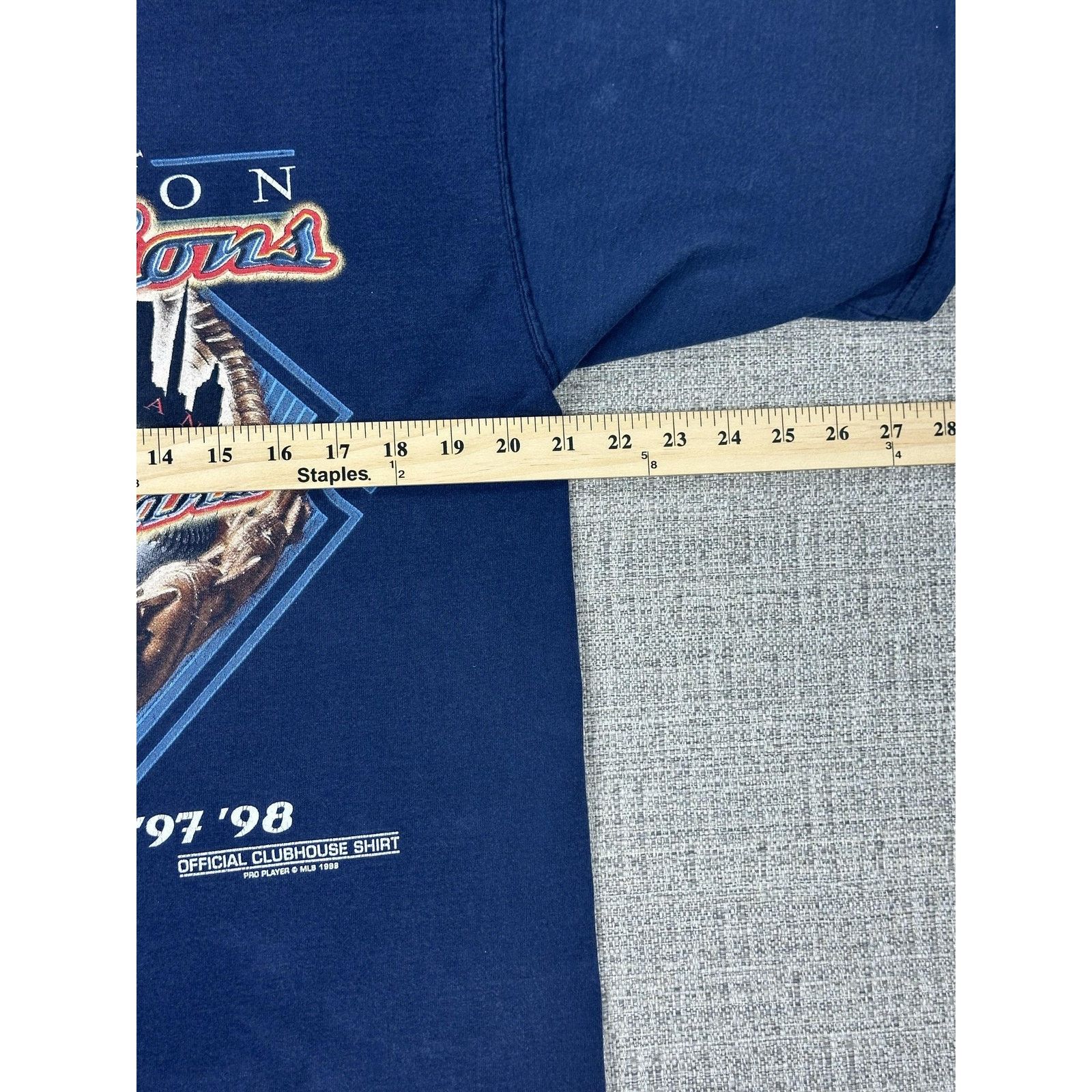 Pro Player Cleveland Indians Sz L Mens Division Champions Pro Player Size US XL / EU 56 / 4 - 4 Thumbnail