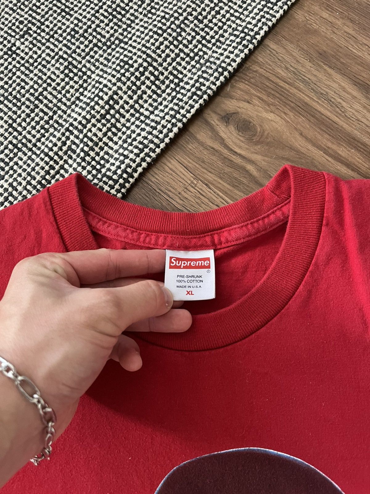 Supreme creeper tee red sales