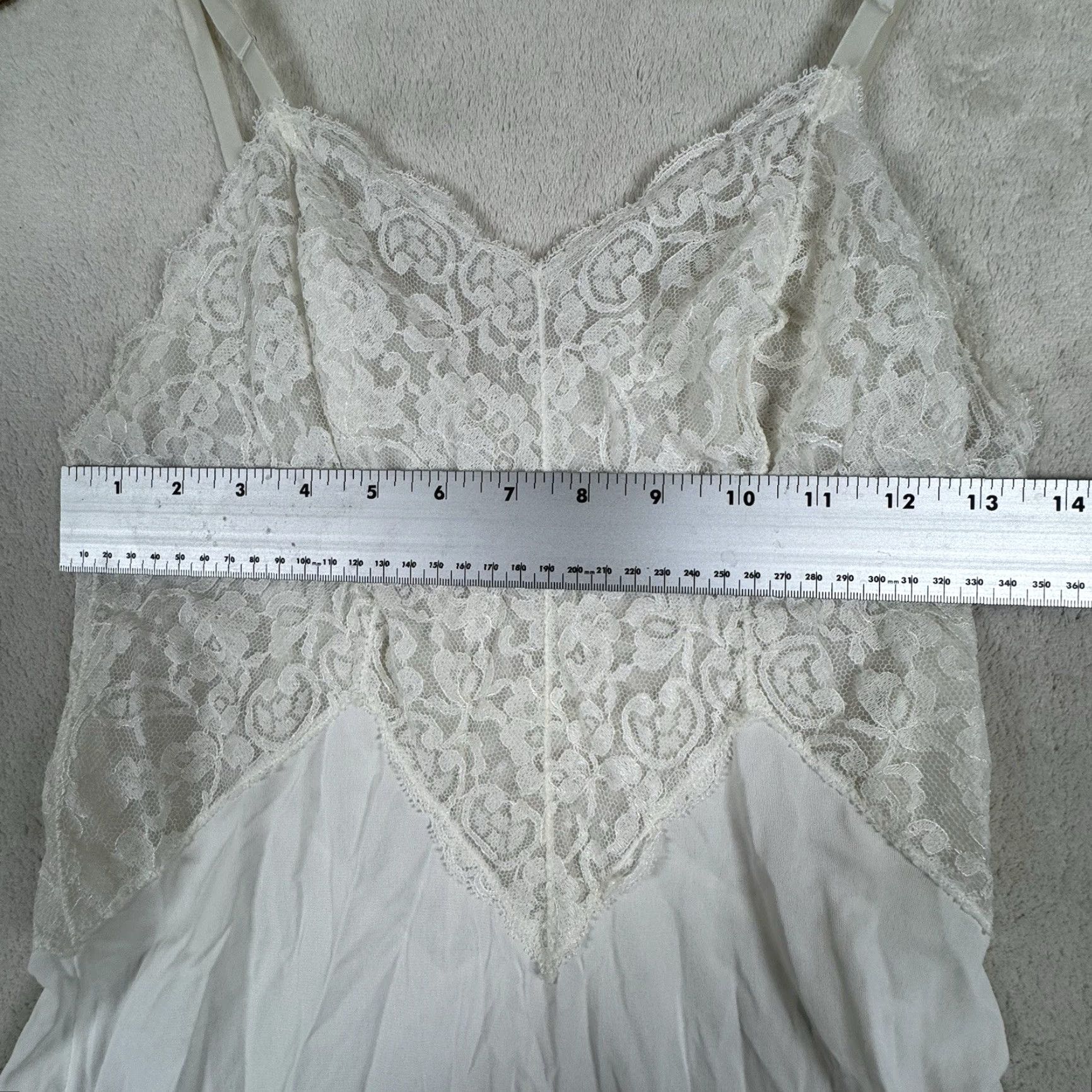 Vintage VINTAGE Vanity Fair Slip Dress White 34 Full Body Under Garment 1950s Nylon Womens Size XXS / US 00 / IT 34 - 6 Thumbnail
