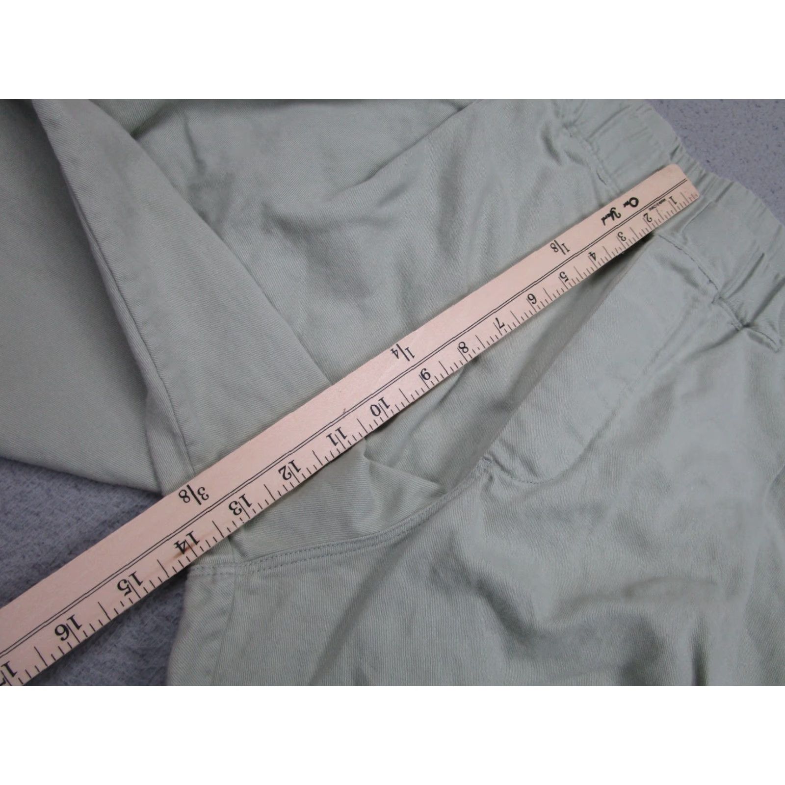 Cos COS Pants Womens L Green Linen Blend Wide-Leg Beach Resort Bohemian Comfort Pockets High-Rise 27in Inseam Vintage? No (but not vintage). Size 36" / US 14 / IT 50 - 7 Thumbnail