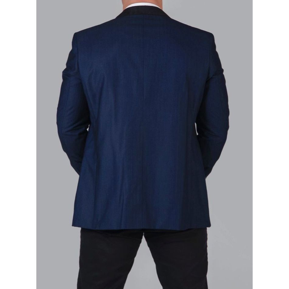 Other Mens Navy Blue Business Class By Babani Blazer Jacket With B Size 36R - 2 Thumbnail