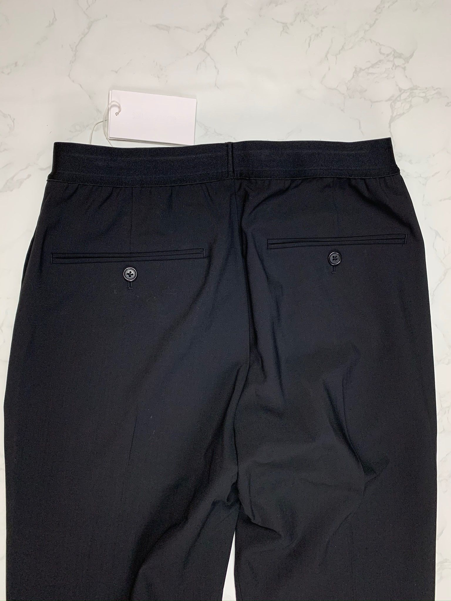 Helmut Lang 🔥65% OFF🔥 [SALE] Helmut Lang Band Pull On Black Pants Size US 30 / EU 46 - 16 Thumbnail