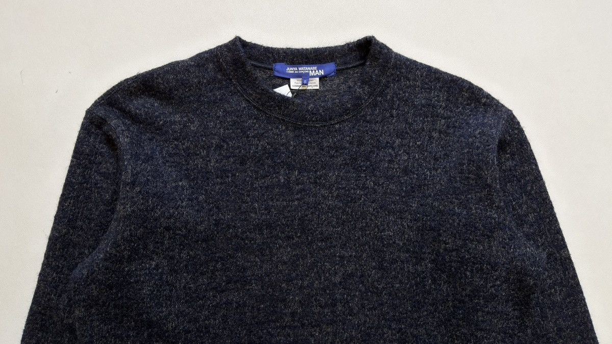 Comme des Garcons A/W 19 Hybrid Wool/Flannel Hem Sweater Size US M / EU 48-50 / 2 - 3 Thumbnail