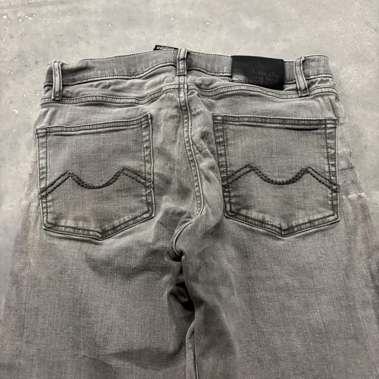 Japanese Brand × Vintage Crazy Vintage Y2K/2000s Grunge Faded Grey Mall Goth Denim Jeans! Size US 31 - 7 Thumbnail
