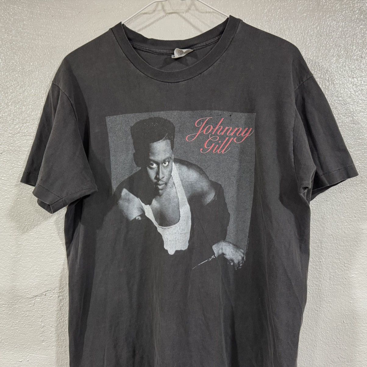 Hanes Vintage Johnny Gill Tour Shirt 1990 Size L Made In USA Size US L / EU 52-54 / 3 - 4 Thumbnail