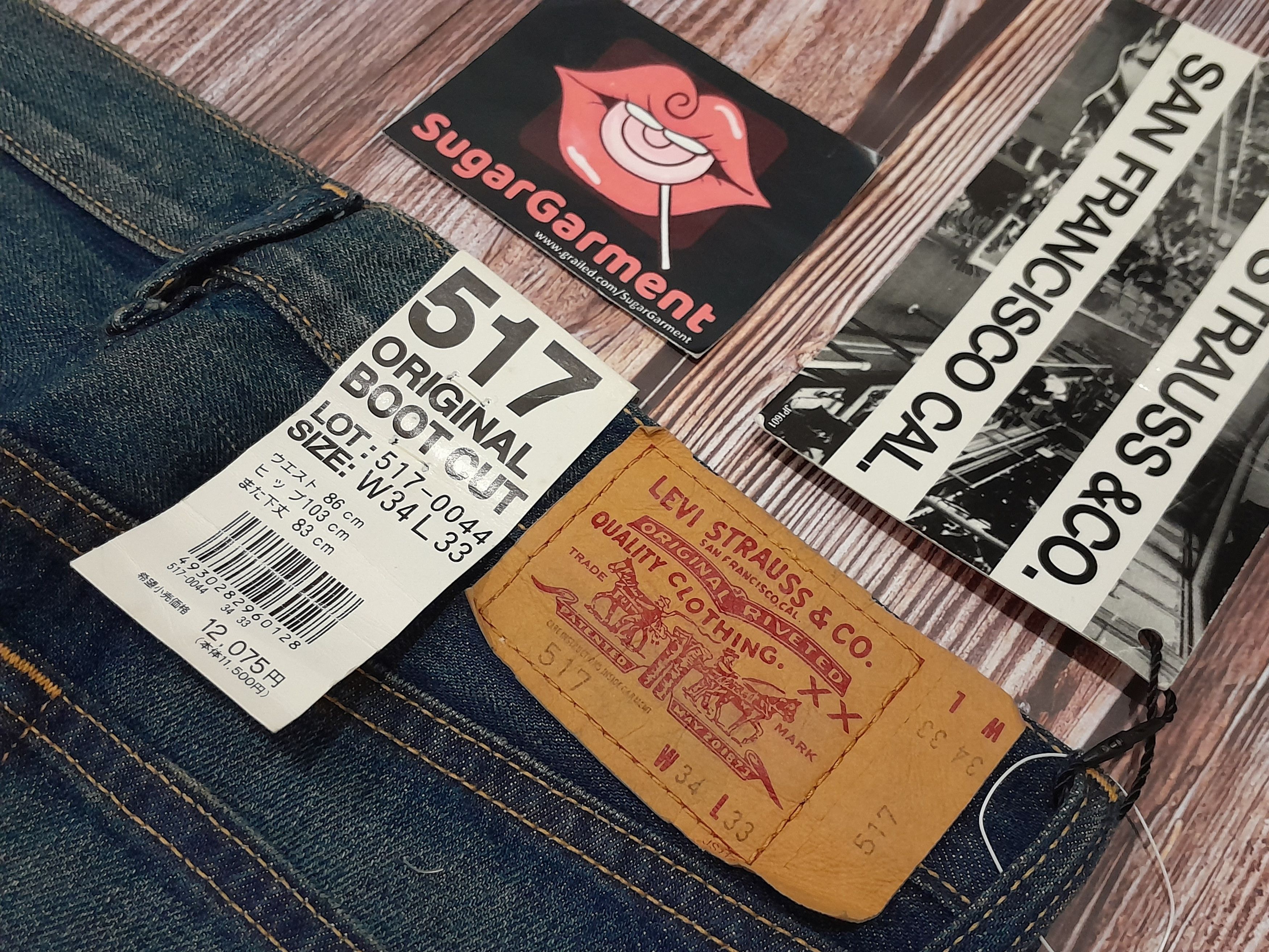 Levi's × Vintage Levis 517 Bootcut Jeans Dead Stock Size US 34 / EU 50 - 16 Thumbnail