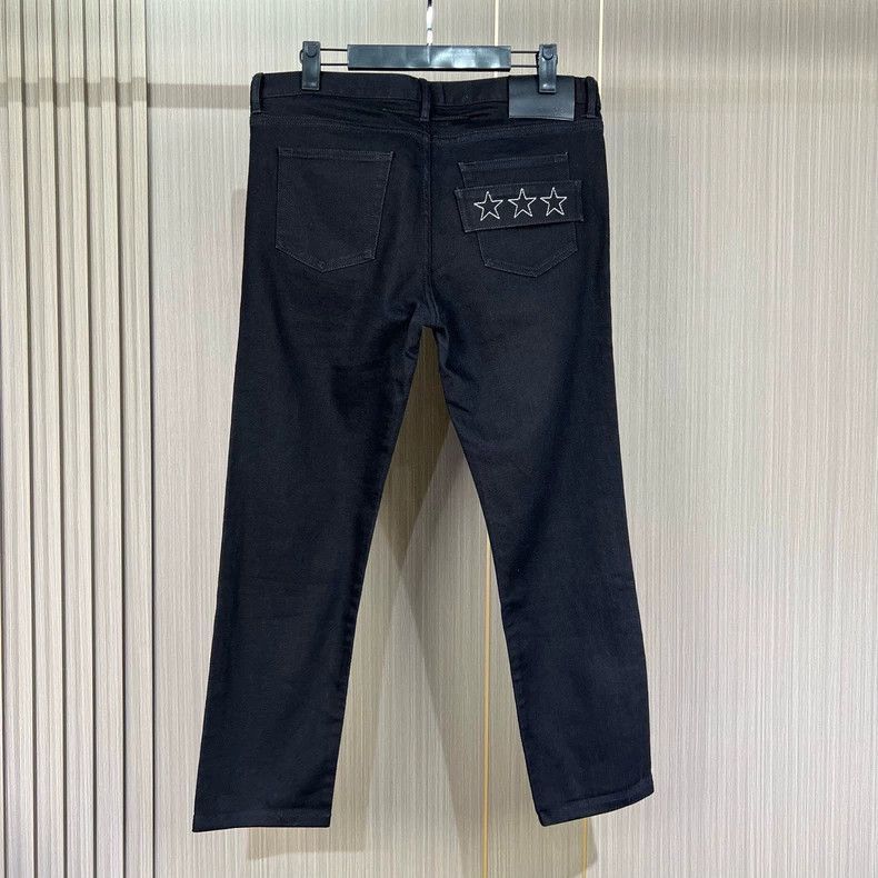 Givenchy Givenchy Givenchy Embroidered Star Denim Pants -2507 Size US 33 - 2 Thumbnail