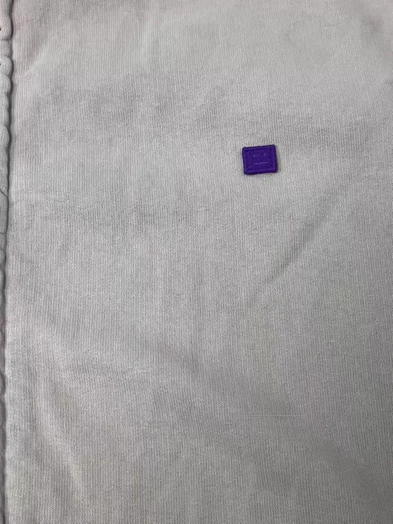 Acne Studios Acne Studios Face expression faded zipper hooded sweatshir Size US M / EU 48-50 / 2 - 3 Thumbnail