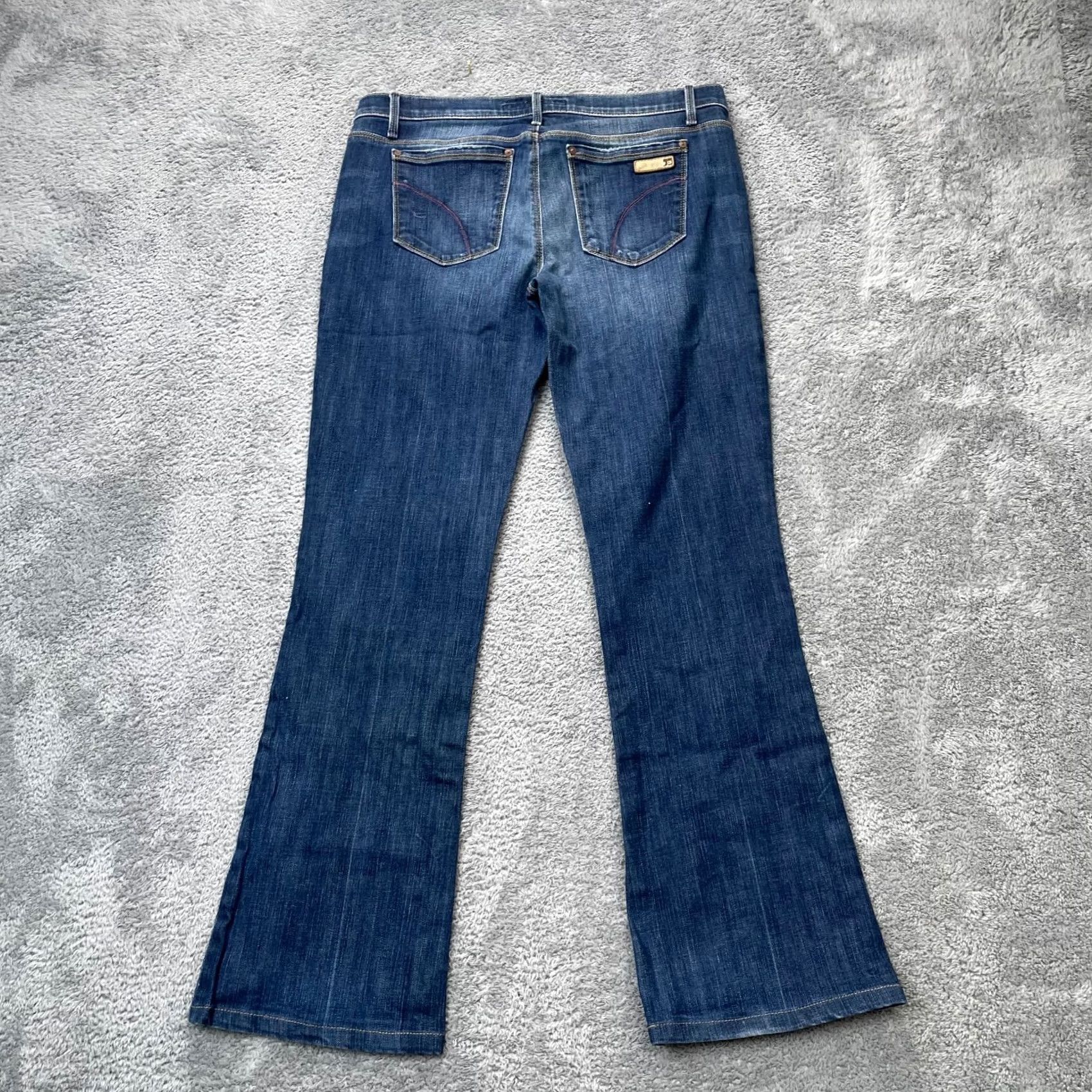 Vintage Joes Jeans Womens Jeans Bootcut 31 Blue Rocker Medium Wash Stretch Low Rise 5-Pocket Denim Logo Vintage No Rise Womens Size 24" / US 00 / IT 34 - 7 Thumbnail