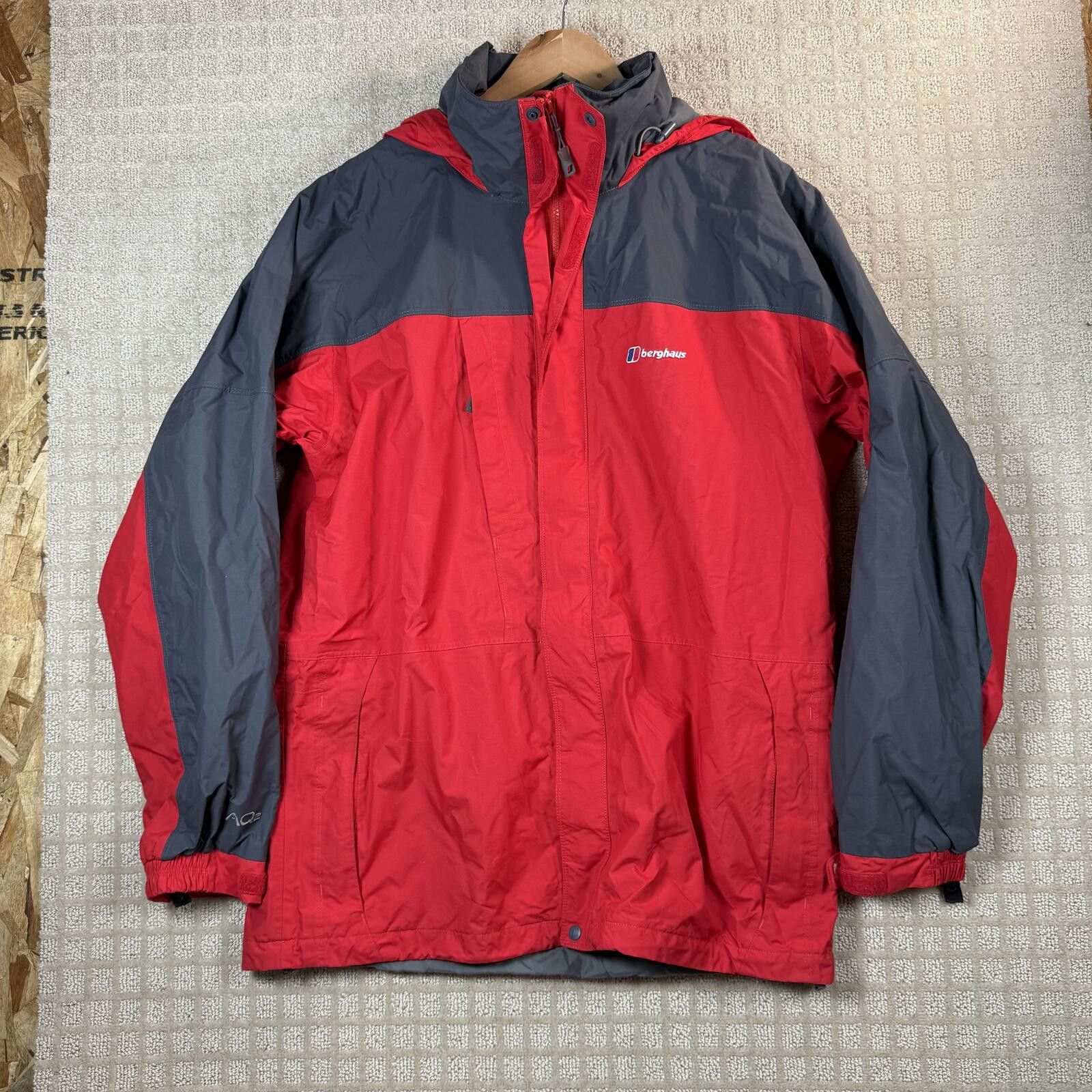 Berghaus Berghaus Nylon Rain Jacket Red Grey Large Size US L / EU 52-54 / 3 - 1 Thumbnail