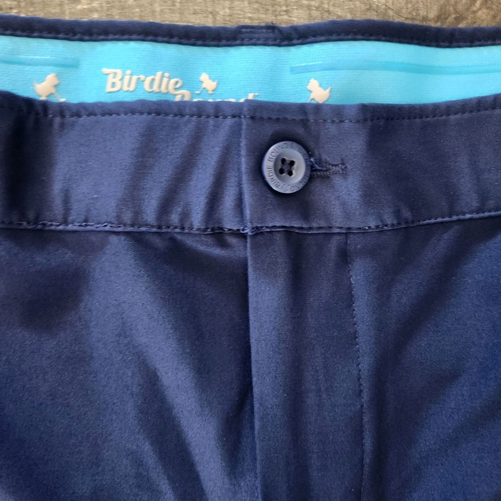 Vintage Birdie Bound Golf Pants Mens 40x32 Blue Flex Waist Straight Fit Performance Size US 40 / EU 56 - 5 Thumbnail