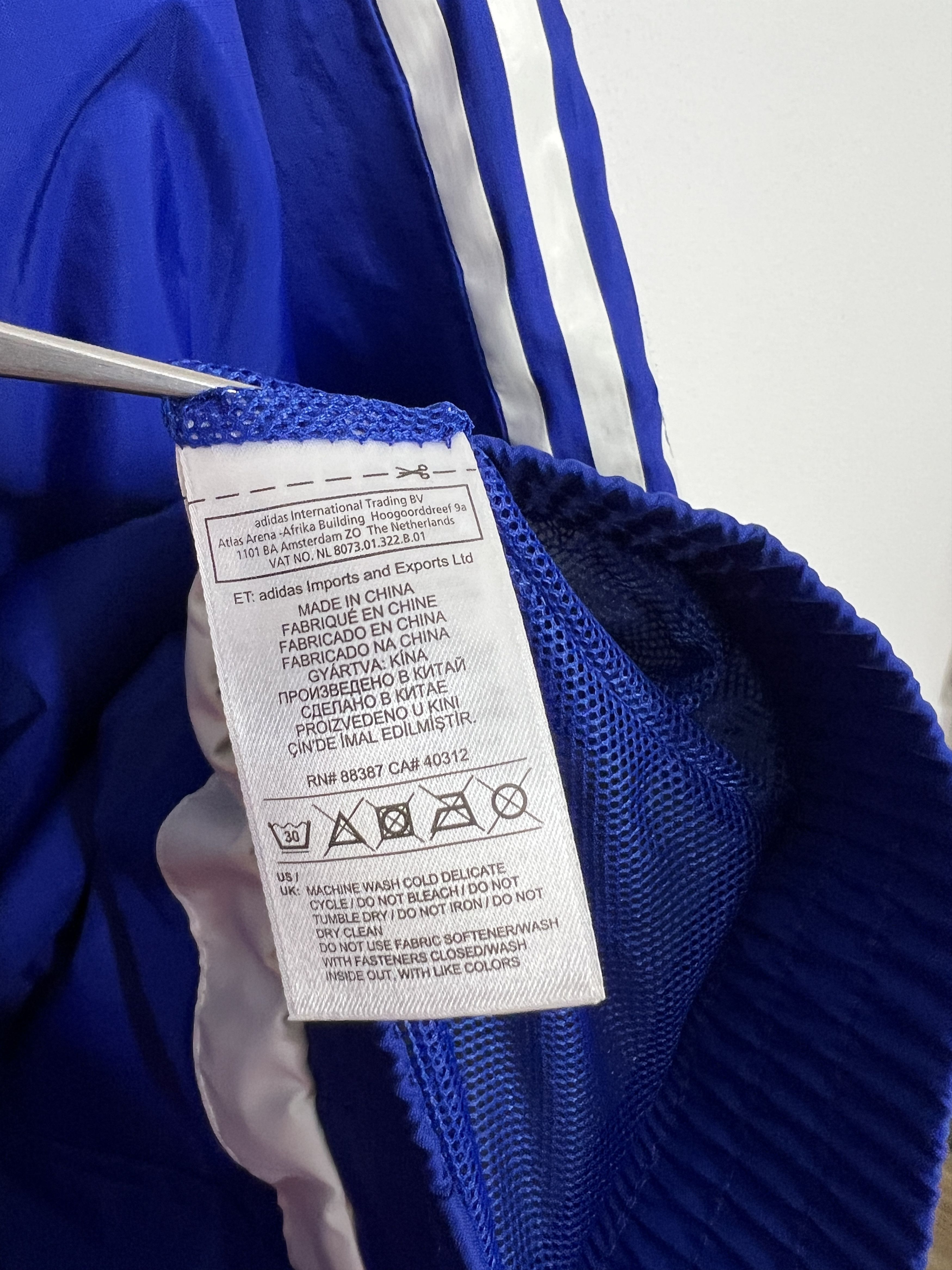 Adidas Adidas Chelsea Football Blue Jacket Soccer Track Top Mens Size US L / EU 52-54 / 3 - 7 Thumbnail