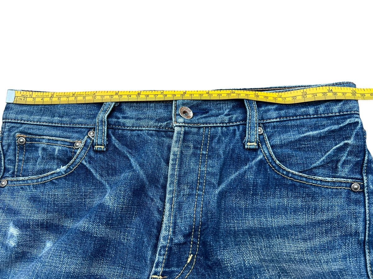 Journal Standard Selvedge Distressed Patchwork Jeans 30x30