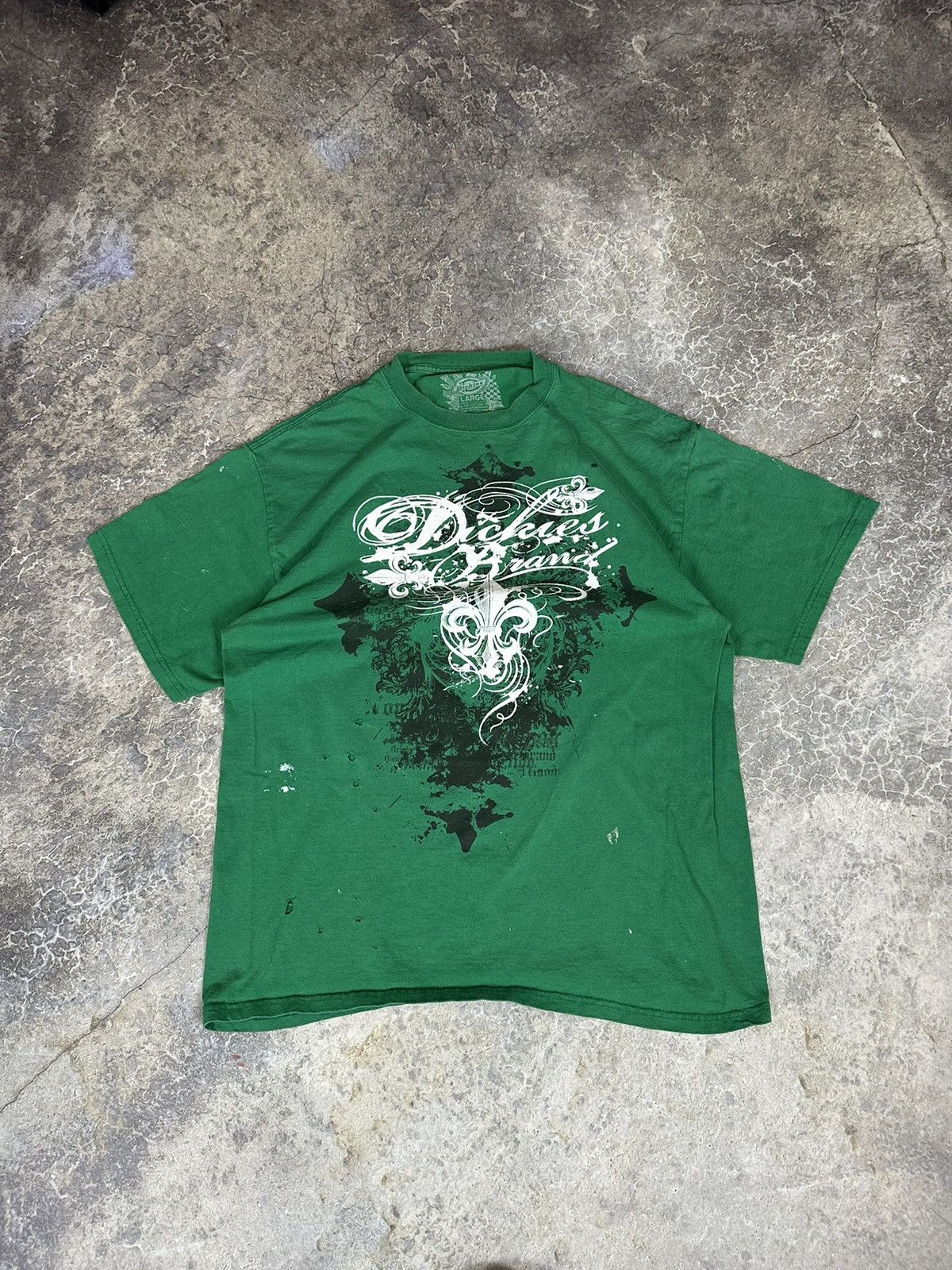 Dickies × Vintage Vintage Distressed Dickies Tee Size US L / EU 52-54 / 3 - 1 Thumbnail
