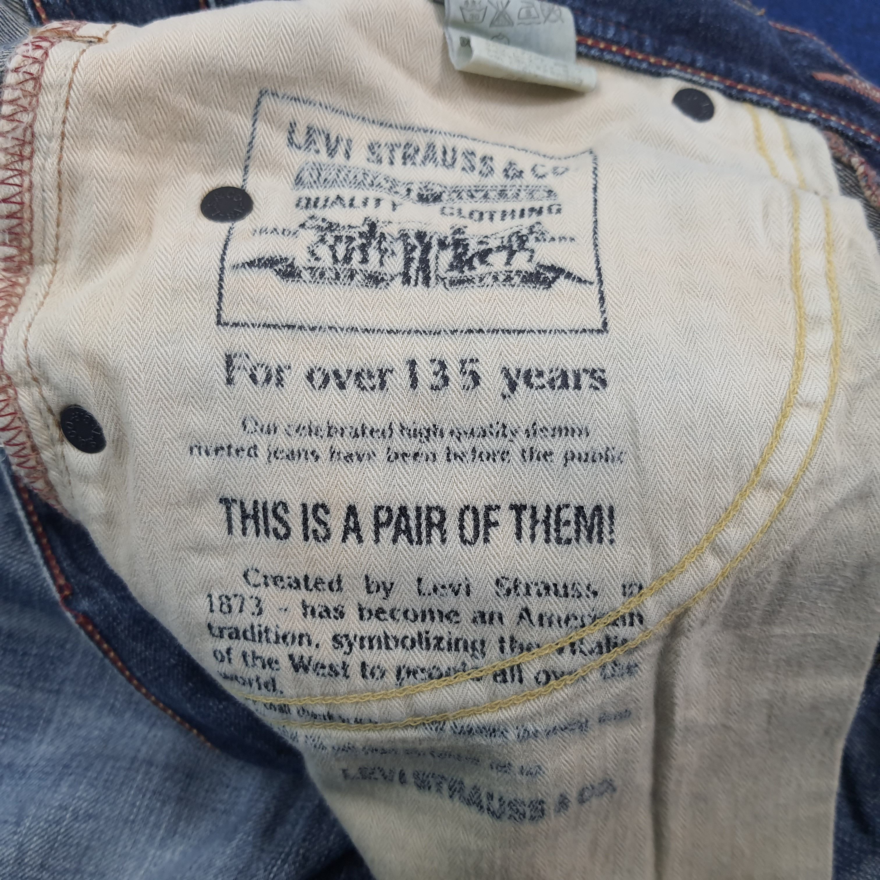 Levi's × Vintage Vintage Levi's Strauss 502 Denim Pants Size US 33 - 9 Thumbnail