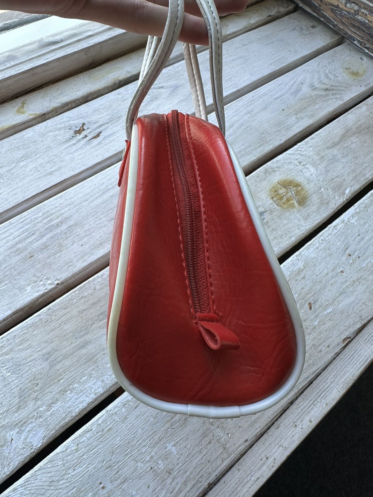 Puma × Vintage ❗️Vintage Puma Leather Mini Bag AVANT GARDE y2k big logo Size ONE SIZE - 5 Thumbnail