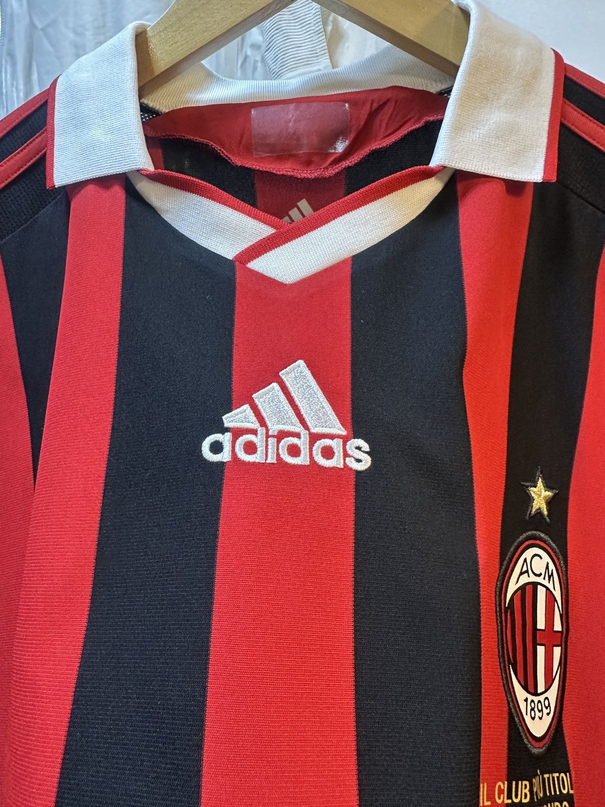 Adidas 2010-2011 AC Milan Home Kit BECKHAM 32 Size US S / EU 44-46 / 1 - 8 Thumbnail