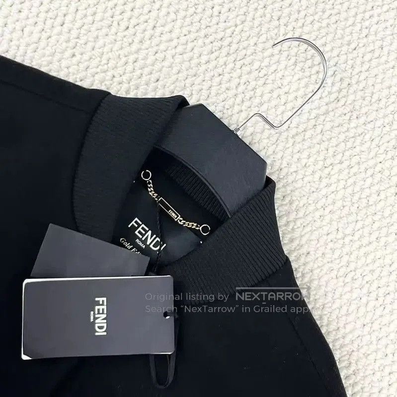 Fendi Fendi Black Wool Blend Short Coat for Men . Size US M / EU 48-50 / 2 - 3 Thumbnail