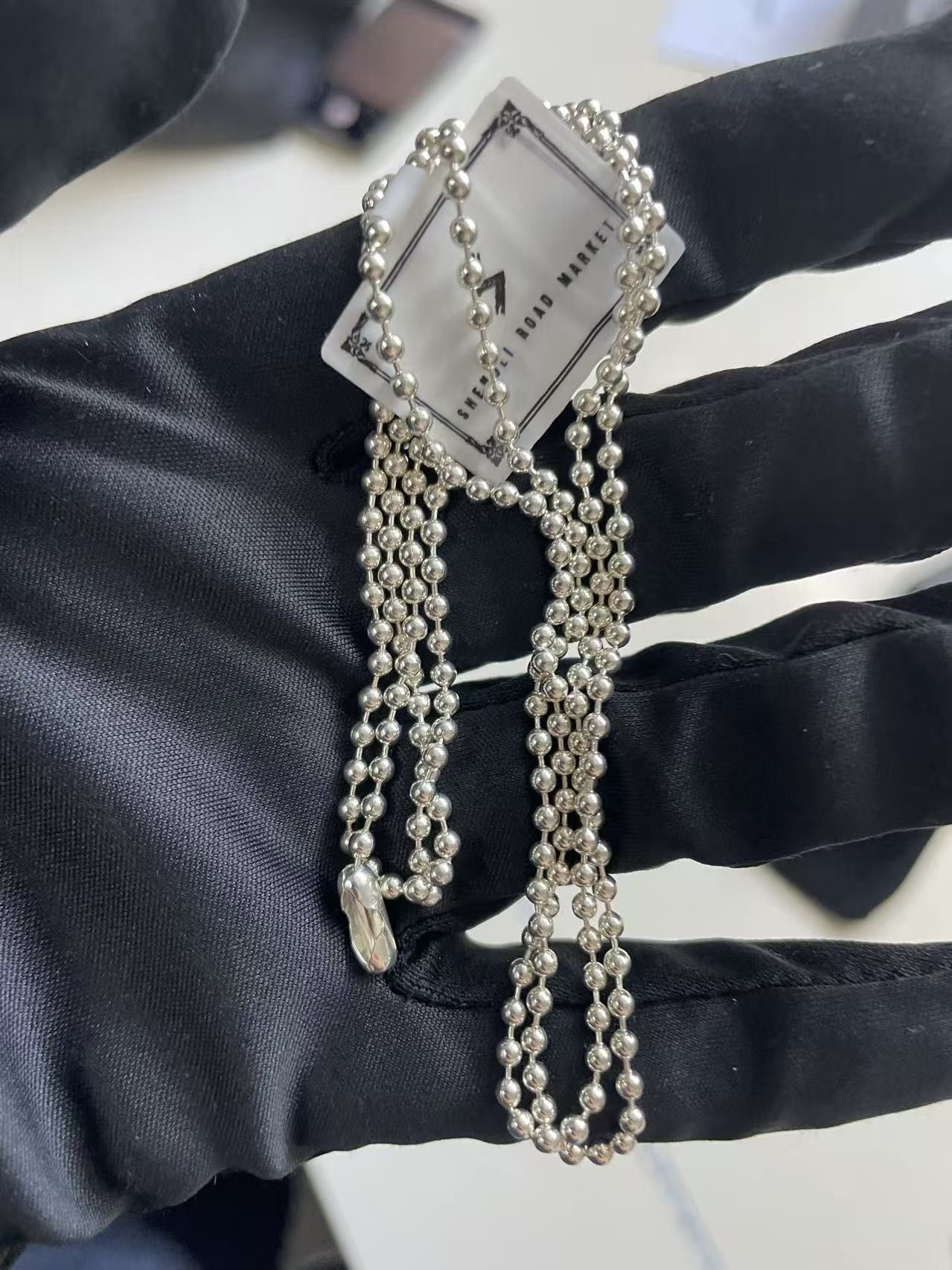 Chrome Hearts Chrome Hearts Silver Ball Chain Necklace Size ONE SIZE - 8 Thumbnail