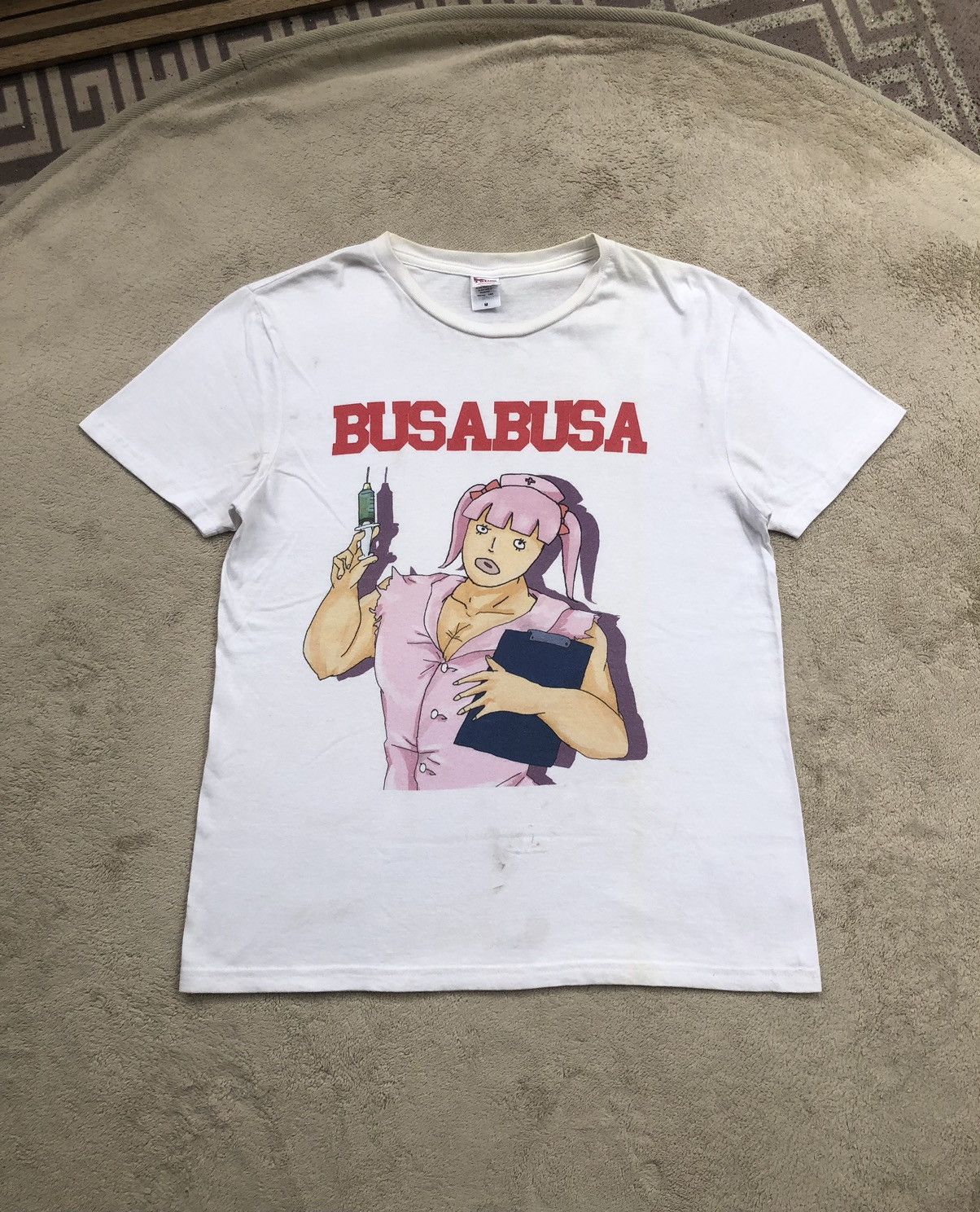 Band Tees × Japanese Brand × Vintage Vintage 80s/90s BUSABUSA Band Tee Size US M / EU 48-50 / 2 - 1 Thumbnail
