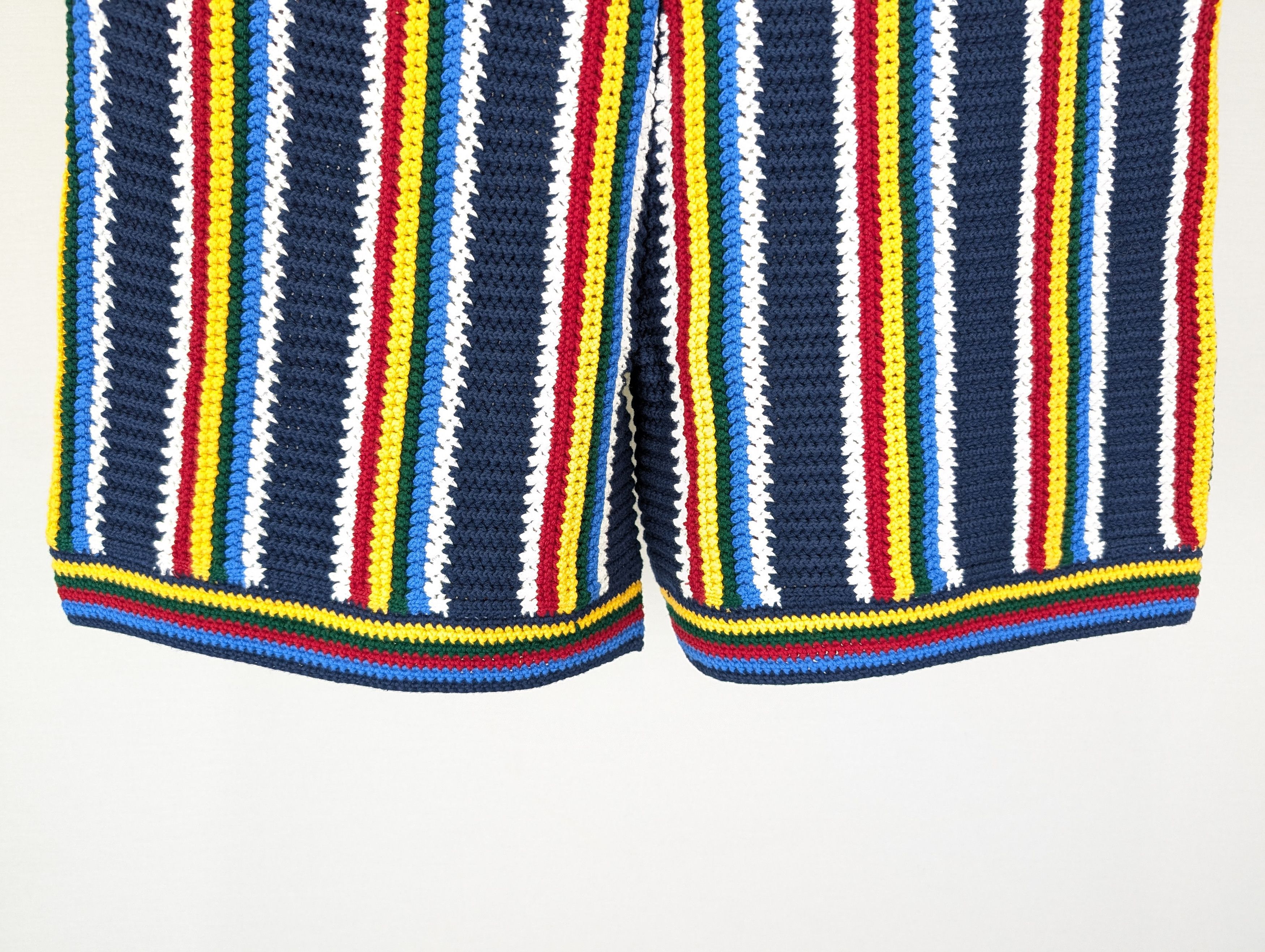 Casablanca o1rshd1 DUP / Cotton Crochet Shorts in Navy Size US 36 / EU 52 - 14 Thumbnail