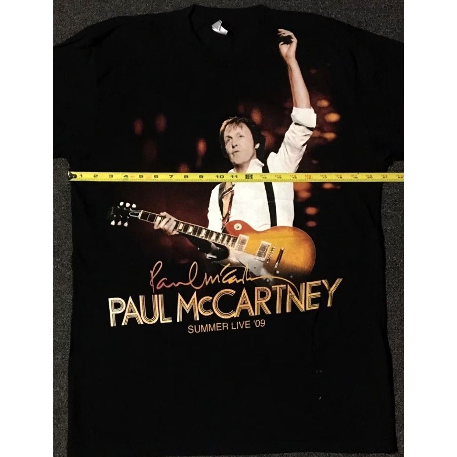 Vintage VINTAGE Paul McCartney NYC Tour Shirt L Concert Rock Band John Lennon Beatles Shirt Mens Black 60s 70s 80s 90s Band Graphic Tee Concert Tour Rock Size US L / EU 52-54 / 3 - 7 Thumbnail