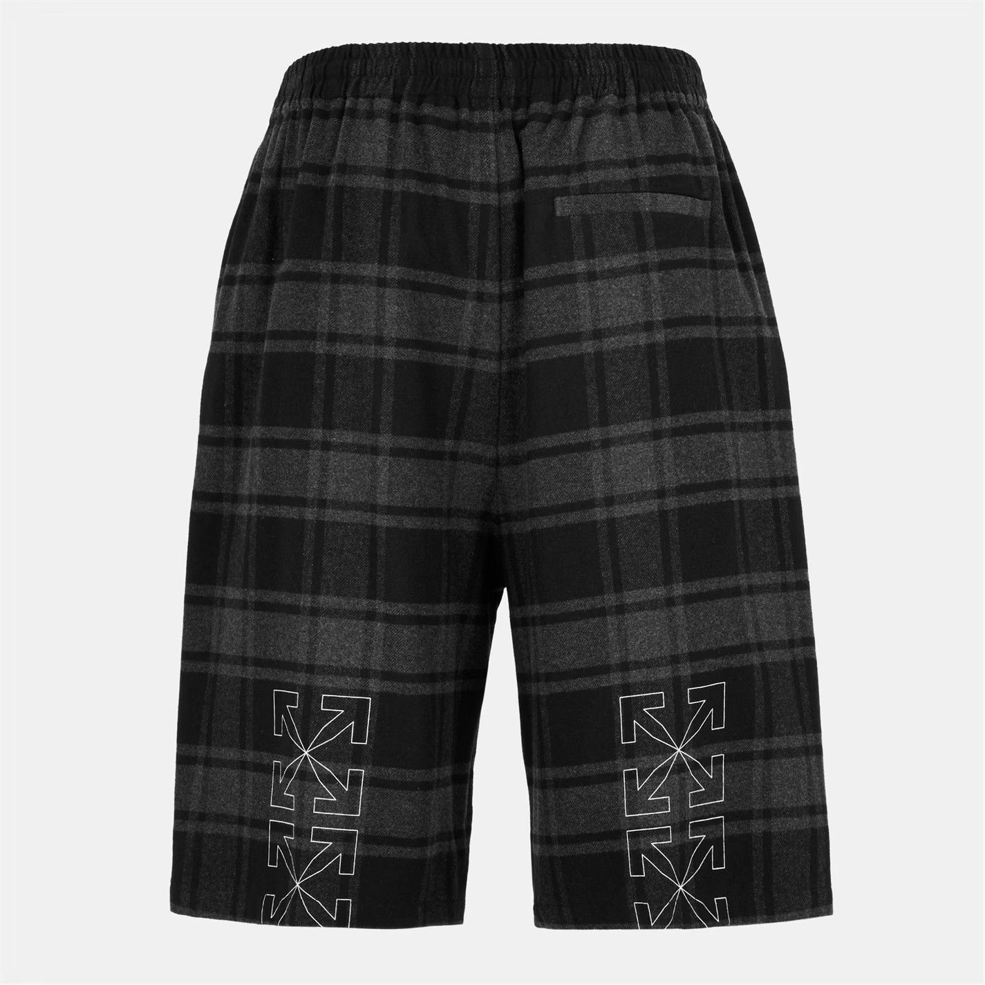 Off-White o1g2r1mq0326 Fleece Relaxed Fit Jogger Shorts in Multicolor Size US 32 / EU 48 - 2 Thumbnail