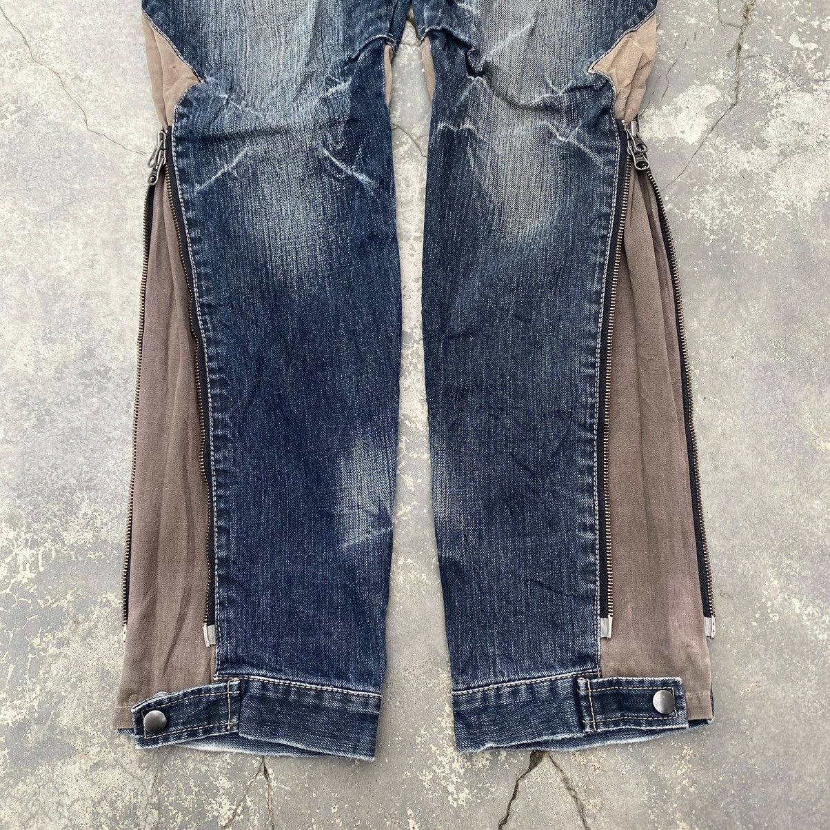 If Six Was Nine PPFM Seditionaries Adjustable Zipper Jeans Size US 31 - 2 Thumbnail