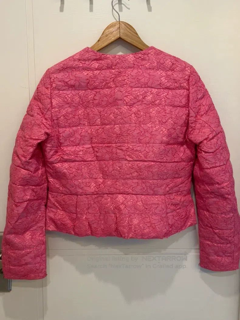 Valentino Valentino Rose pink lace down jacket Size L / US 10 / IT 46 - 3 Thumbnail