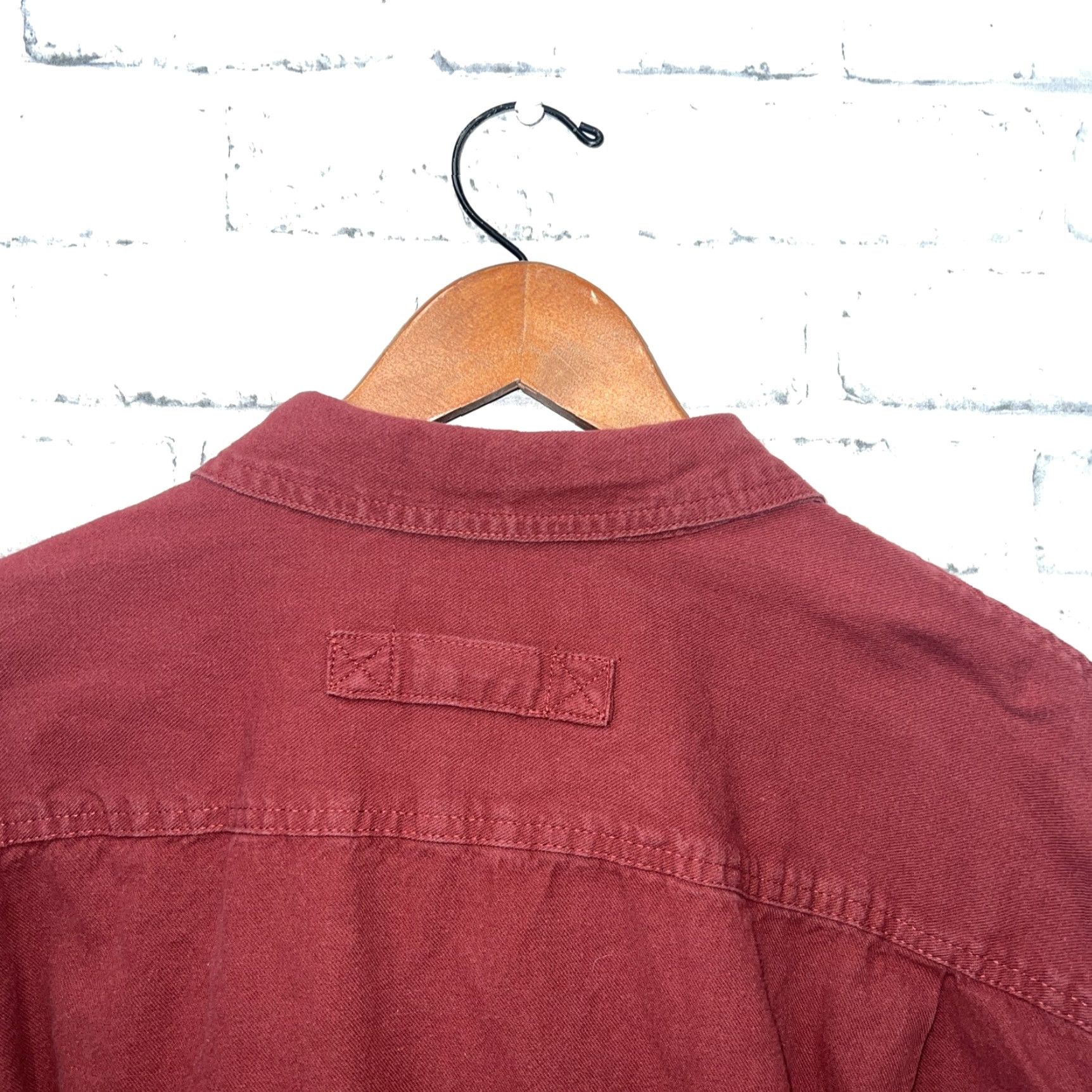 CO Duluth Trading Co Red Button-Up Shirt Mens XLT Big & Tall Long Sleeve Size XLT Size US XL / EU 56 / 4 - 5 Thumbnail