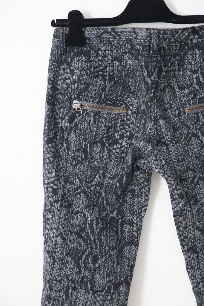Balmain AW08 snake print skinny jeans Size 26" / US 2 / IT 38 - 6 Thumbnail