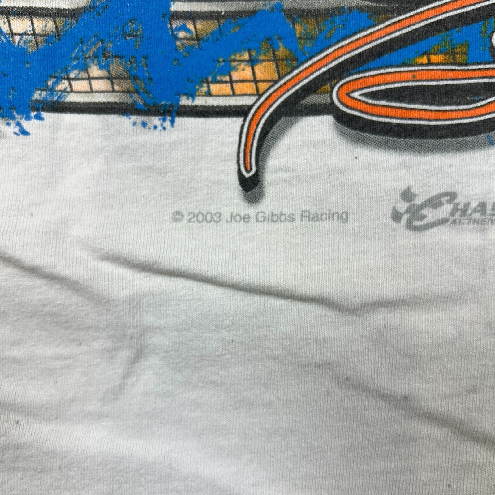 Chase Authentics × NASCAR × Vintage 2003 Chase Authenics T Shirt Medium Joe Gibbs Thrash NASCAR Size US M / EU 48-50 / 2 - 3 Thumbnail