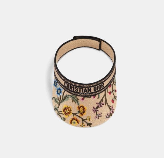 Dior o1w1db10924 Size: OS / Petites Fleurs Visor in Multicolor Size ONE SIZE - 5 Thumbnail