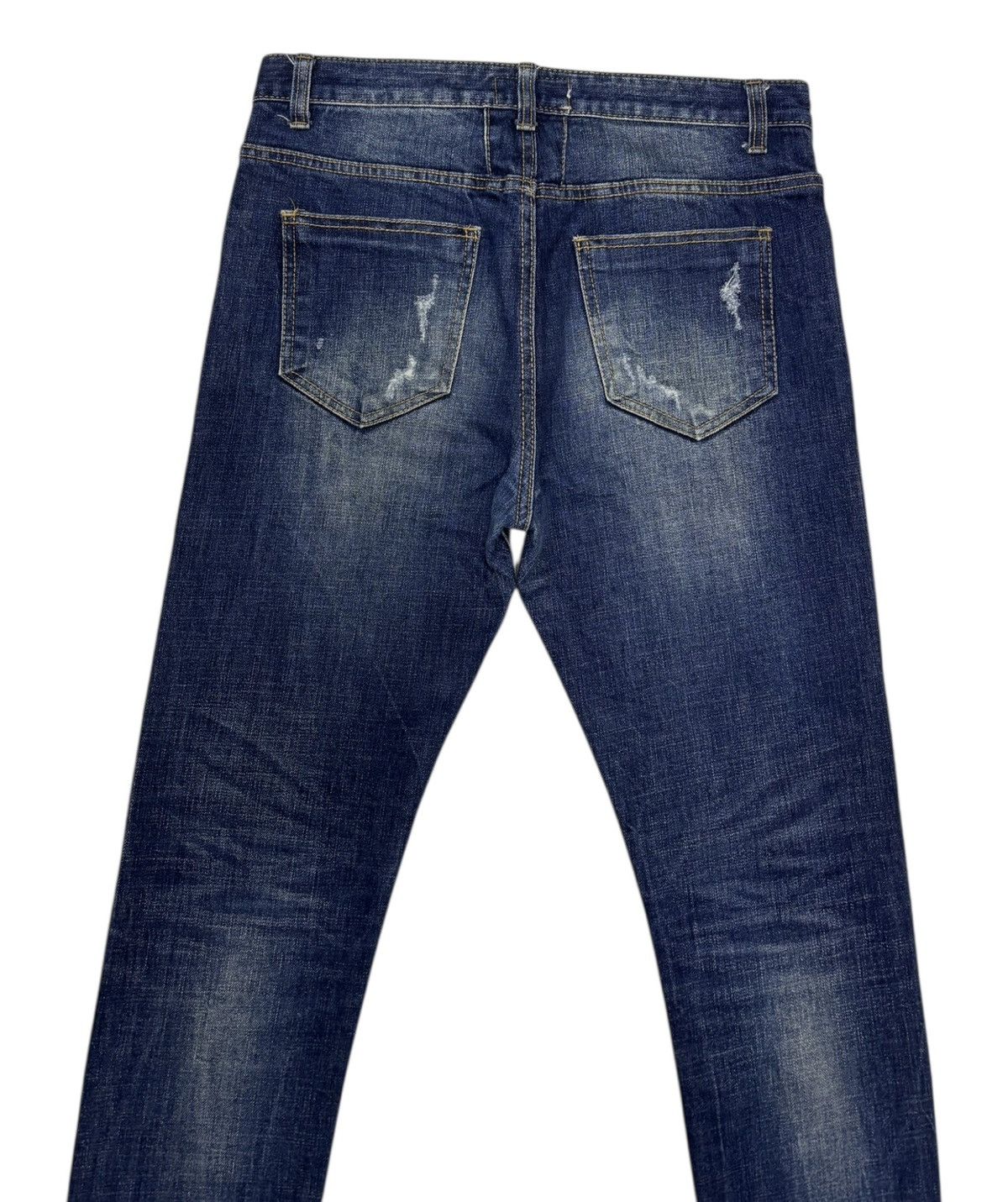 Jaded London × Undercover DISTRESSED DENIM JOKER LONDON UNDERCOVER STYLE DESIGN JEAN Size US 30 / EU 46 - 4 Thumbnail