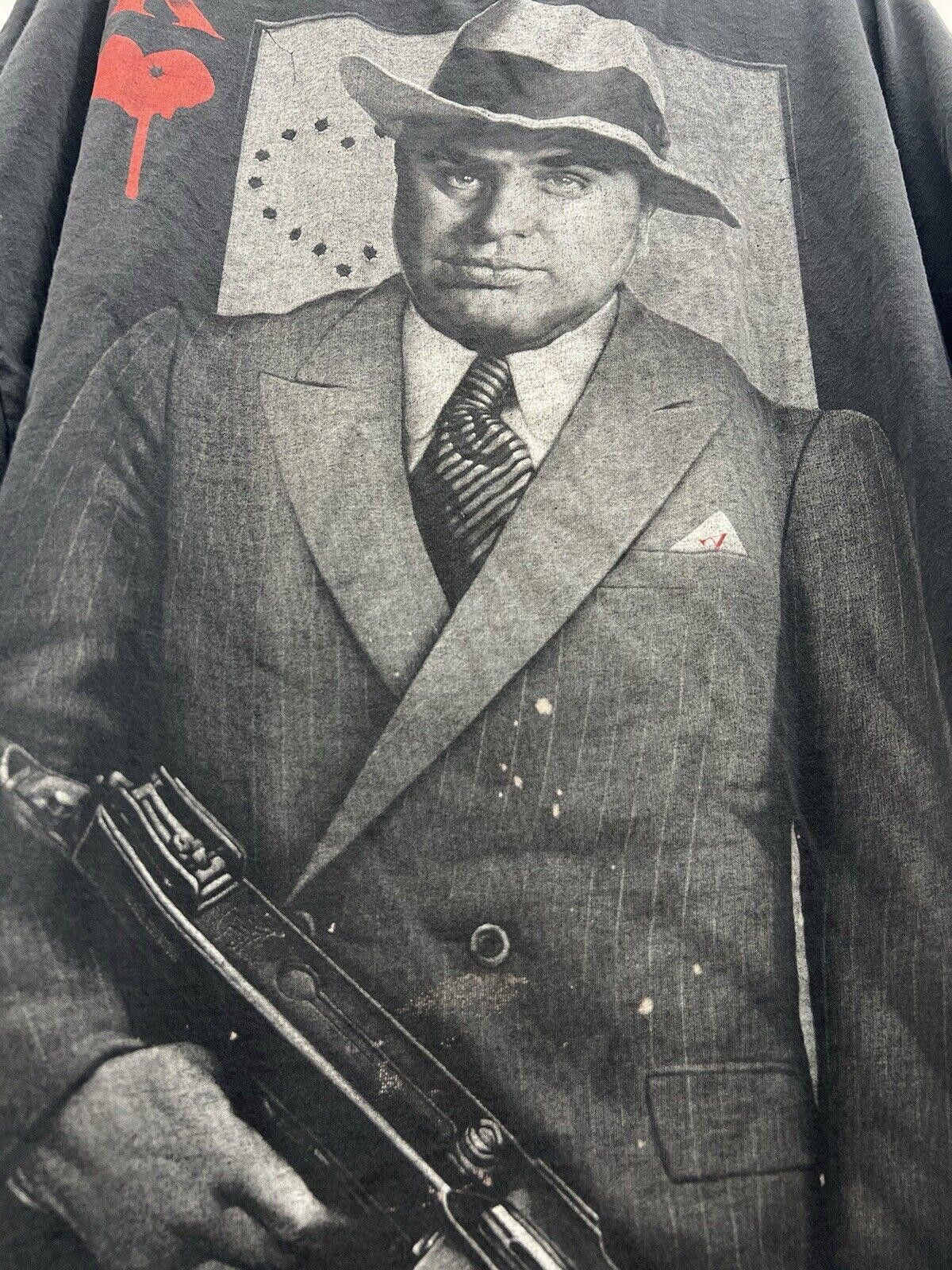 Designer Y2K Al Capone Scarface Gangster Double Sided T Size 3XL, #TG Size US XXL / EU 58 / 5 - 2 Thumbnail