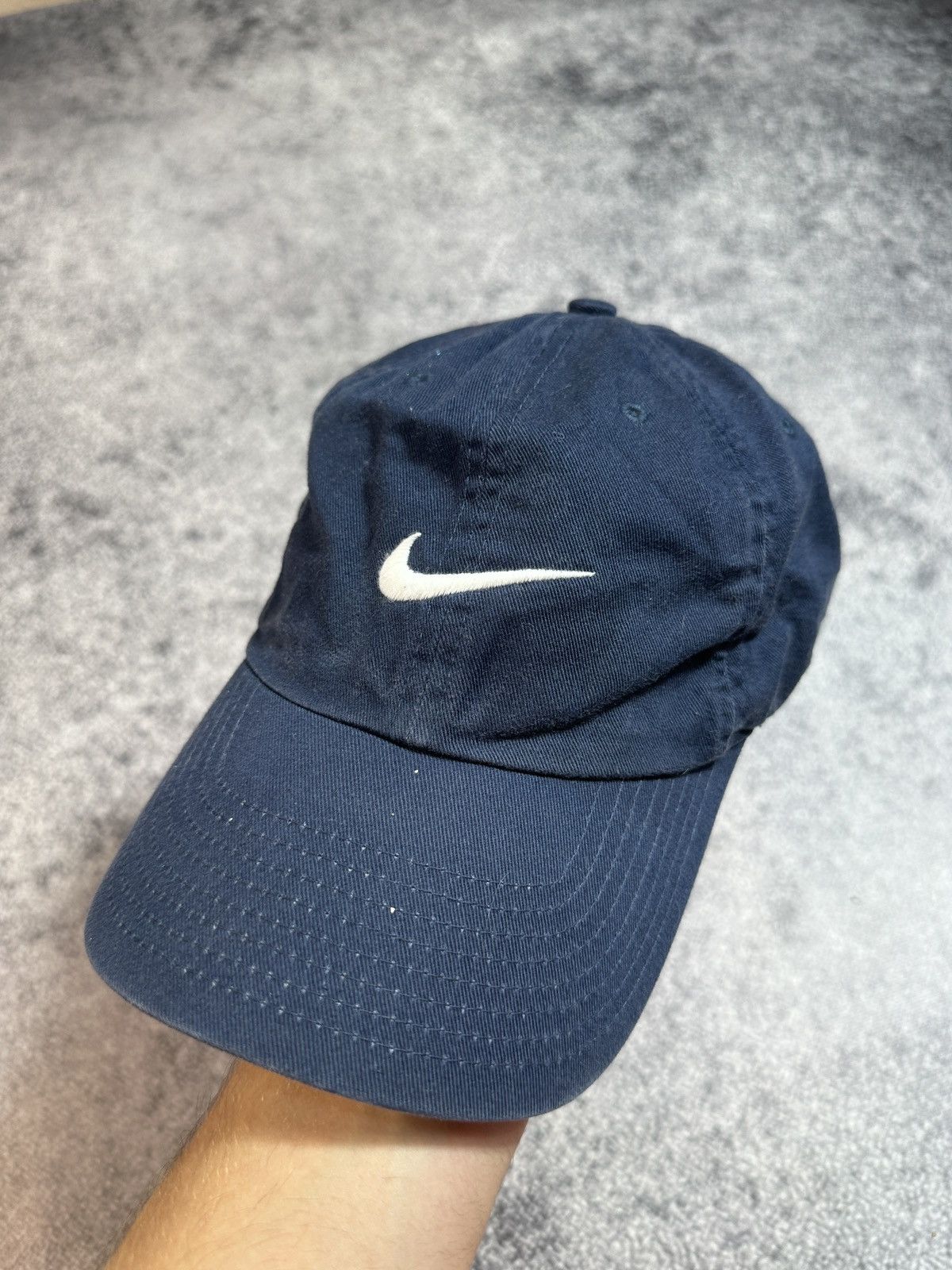 Nike × Vintage Y2K Vintage Nike Logo Cap Streetwear Rare Hat Casual USA VTg Size ONE SIZE - 1 Thumbnail