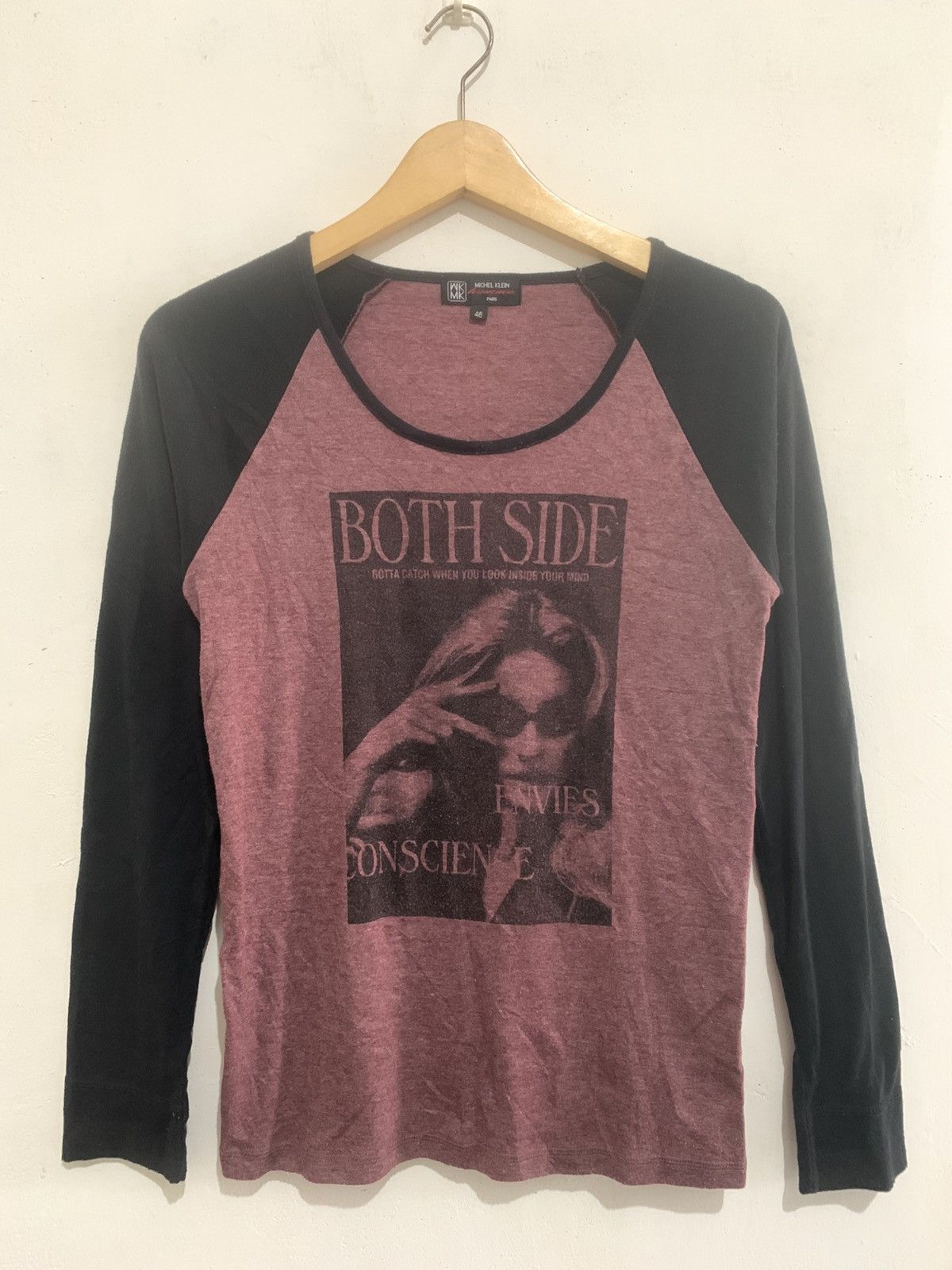 Michel Klein Vintage MK Bothside longsleve Size US S / EU 44-46 / 1 - 3 Thumbnail