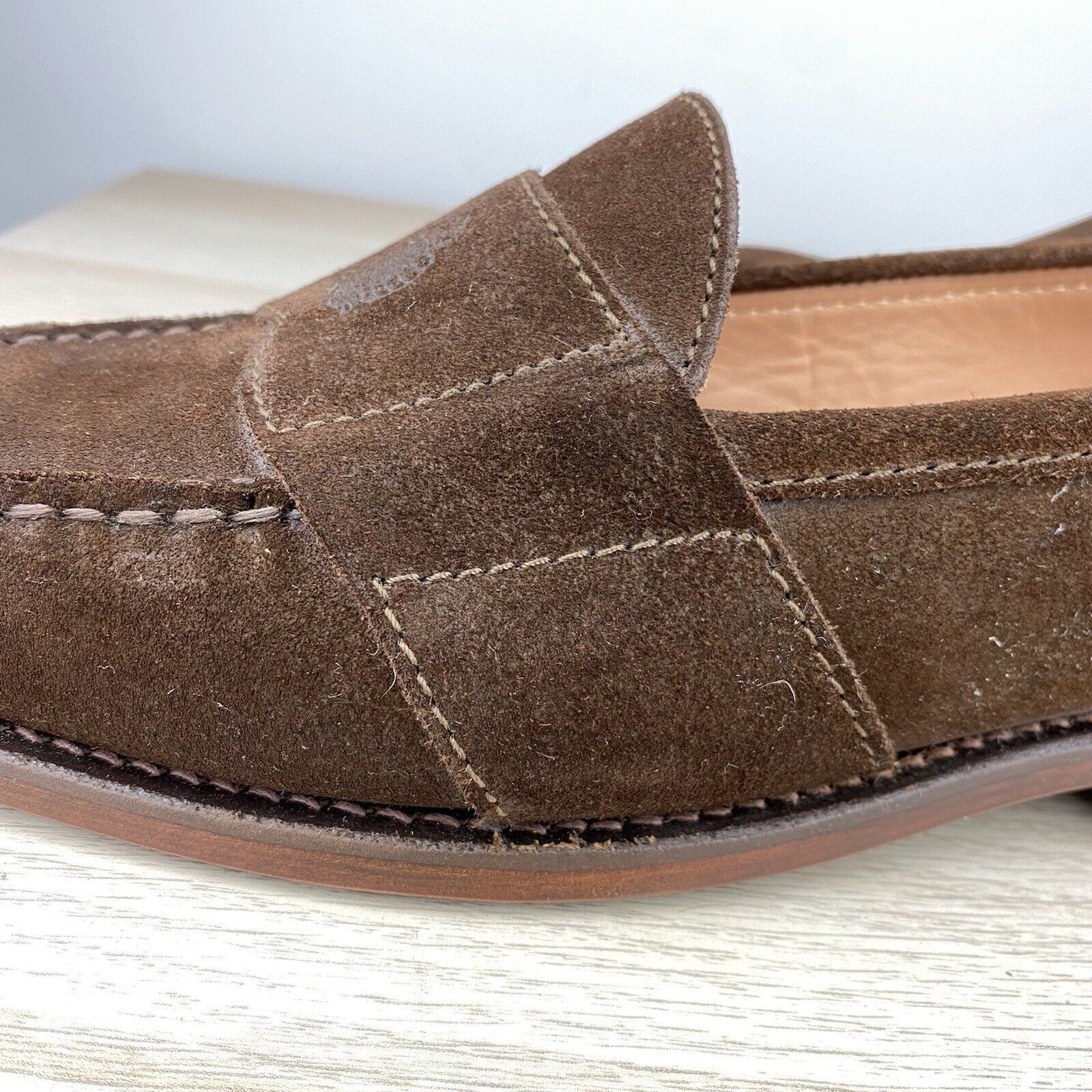 Polo Ralph Lauren Vintage Polo Ralph Lauren Suede Crest Loafers Leather 11.5D Size US 11.5 / EU 44-45 - 16 Thumbnail
